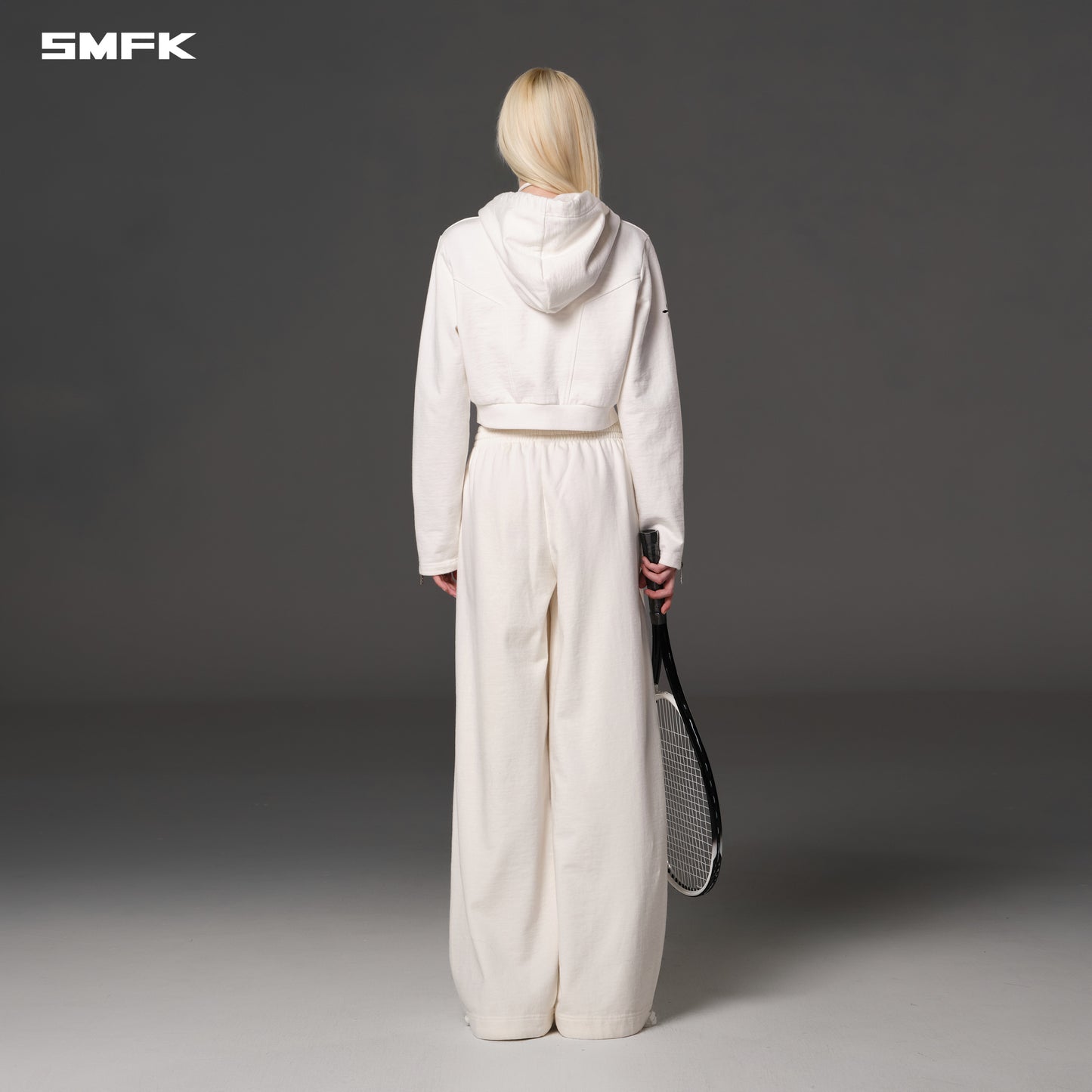 PERMANENT TOWER PANTS/COTTON+WOOL - CLOUD WHITE