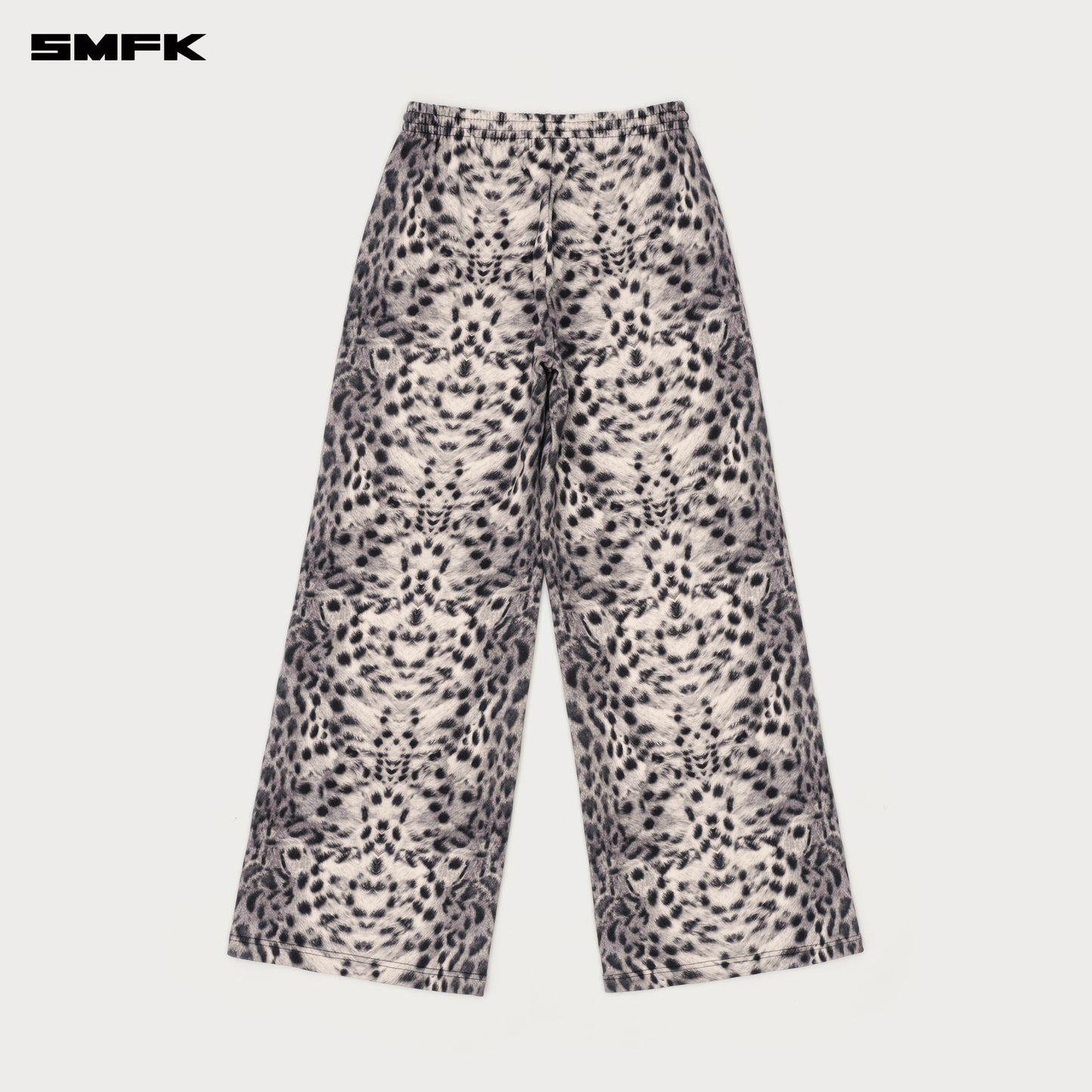 FUTURE Genetics Wide Leg Sweatpants White leopard print