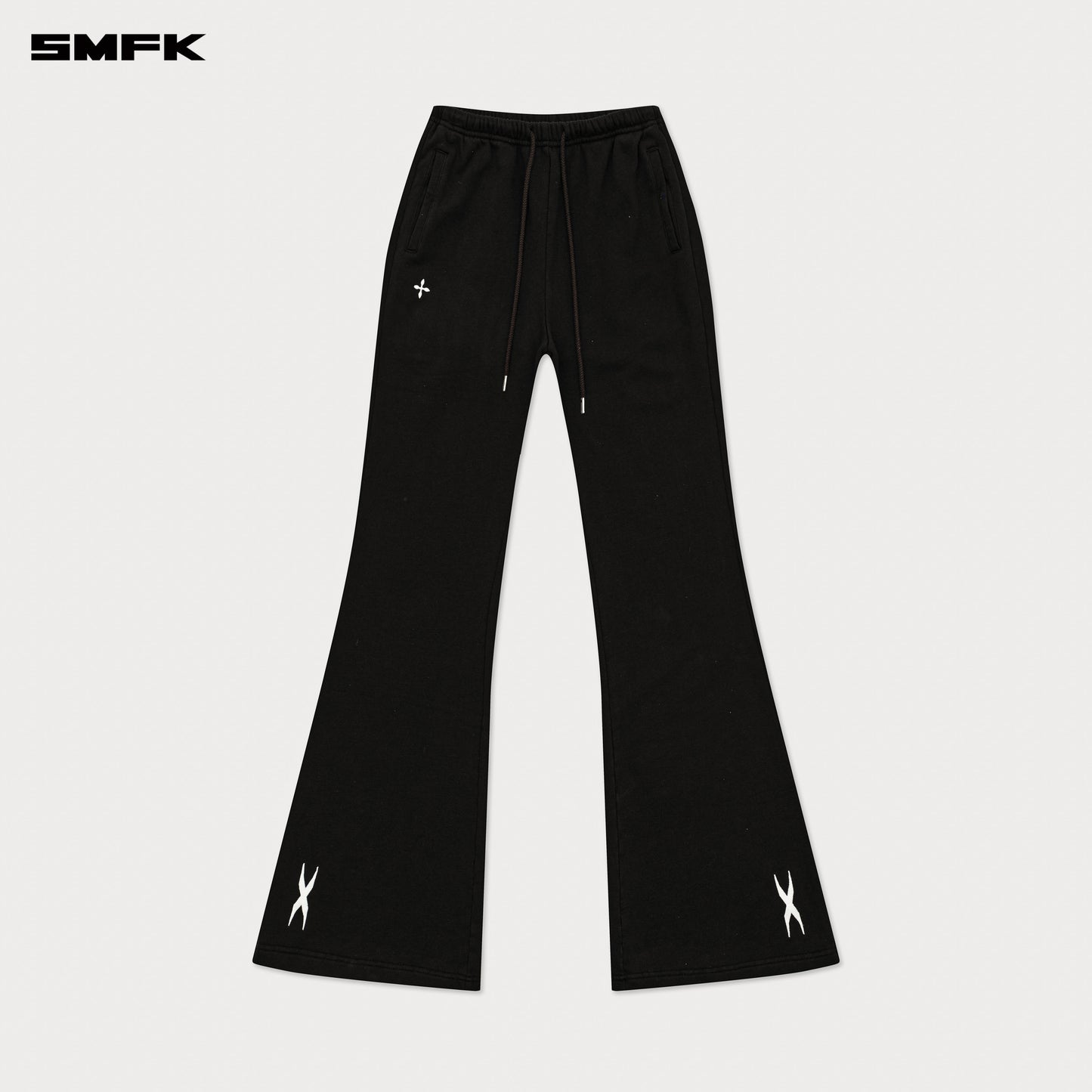 Compass Cross Classic Flared Sweatpants - Wilderness Black