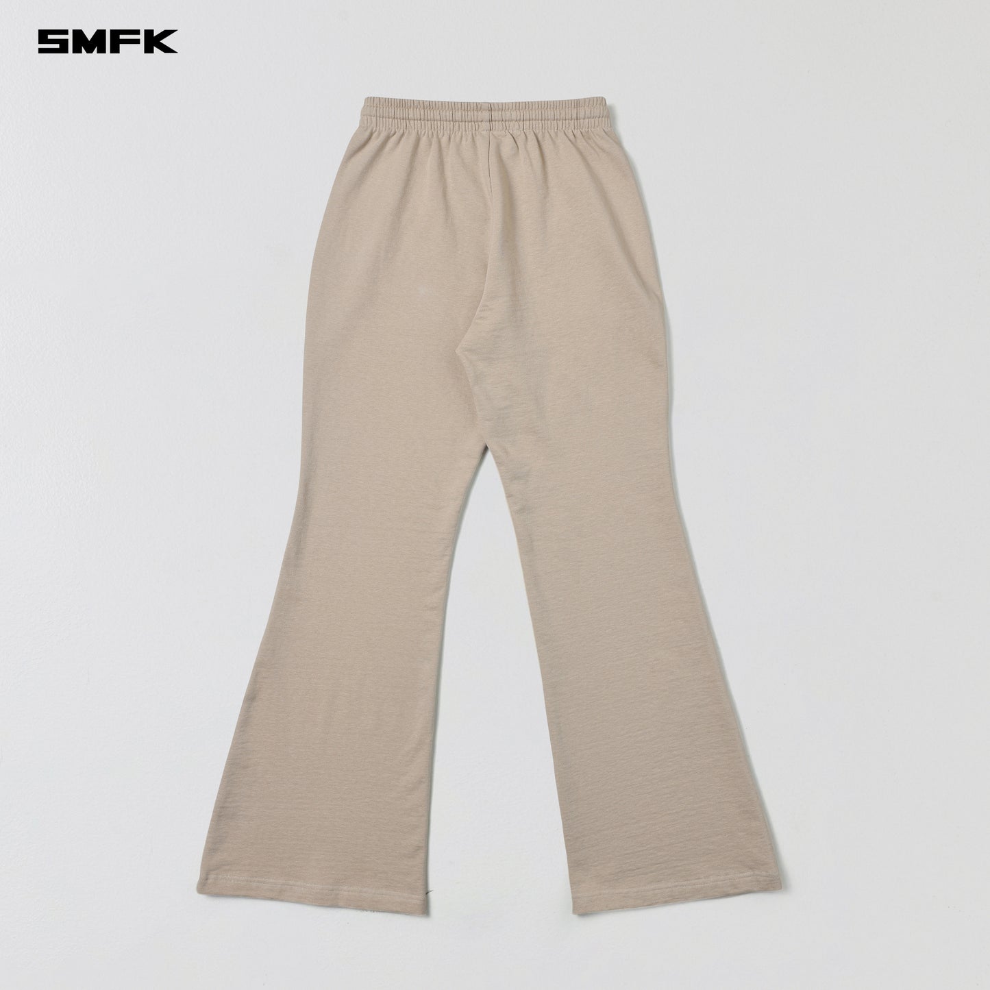 PERMANENT SLIM FLARED PANTS/COTTON+WOOL - FRESH SKIN