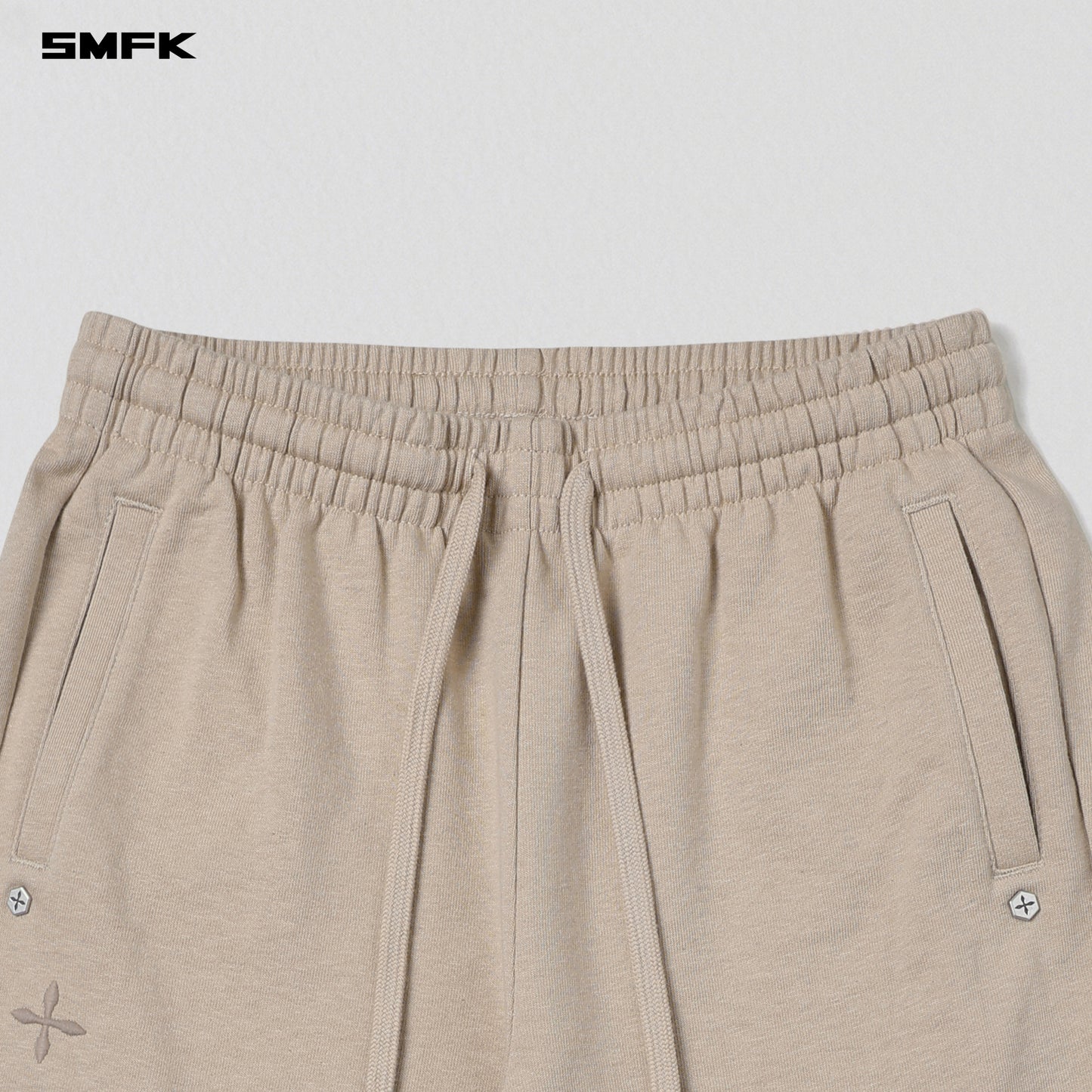 PERMANENT SLIM FLARED PANTS/COTTON+WOOL - FRESH SKIN