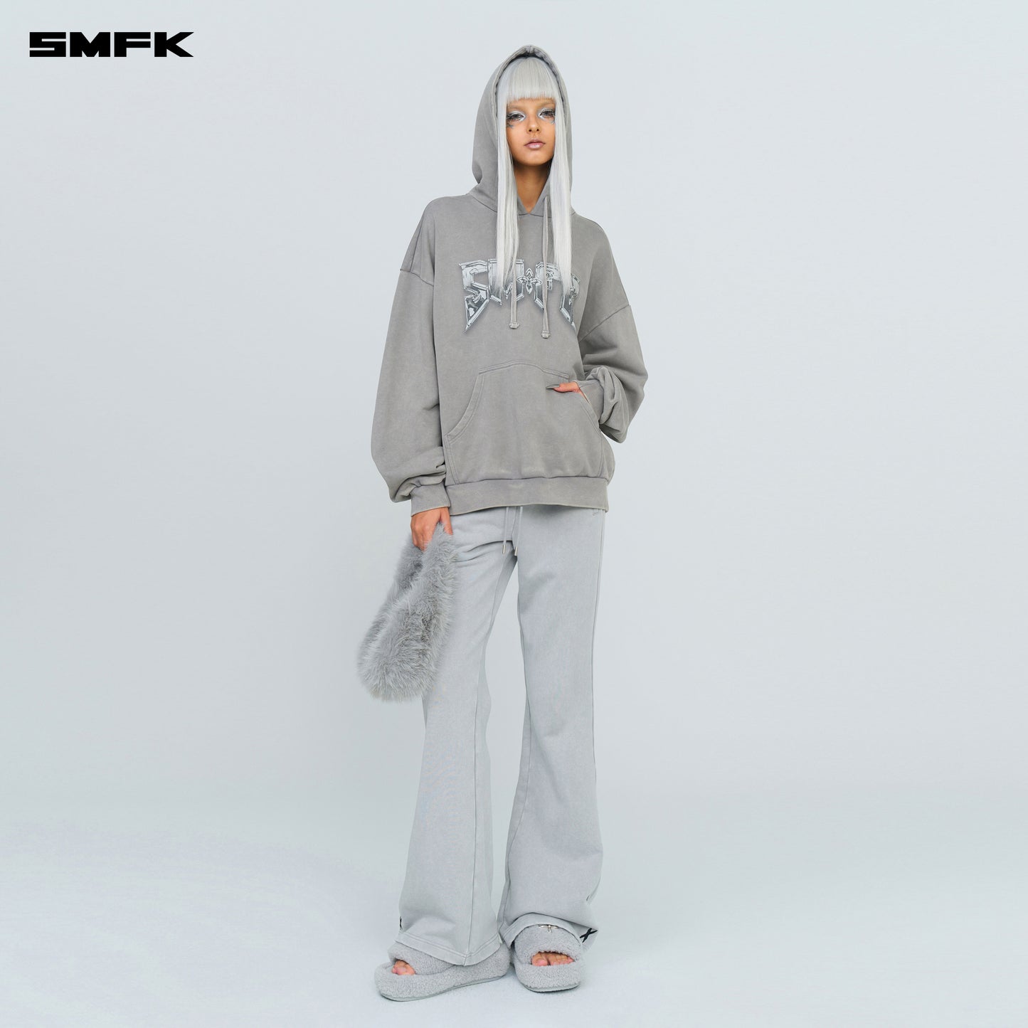 FUTURE Classic Flared Sweatpants Dusty Gray