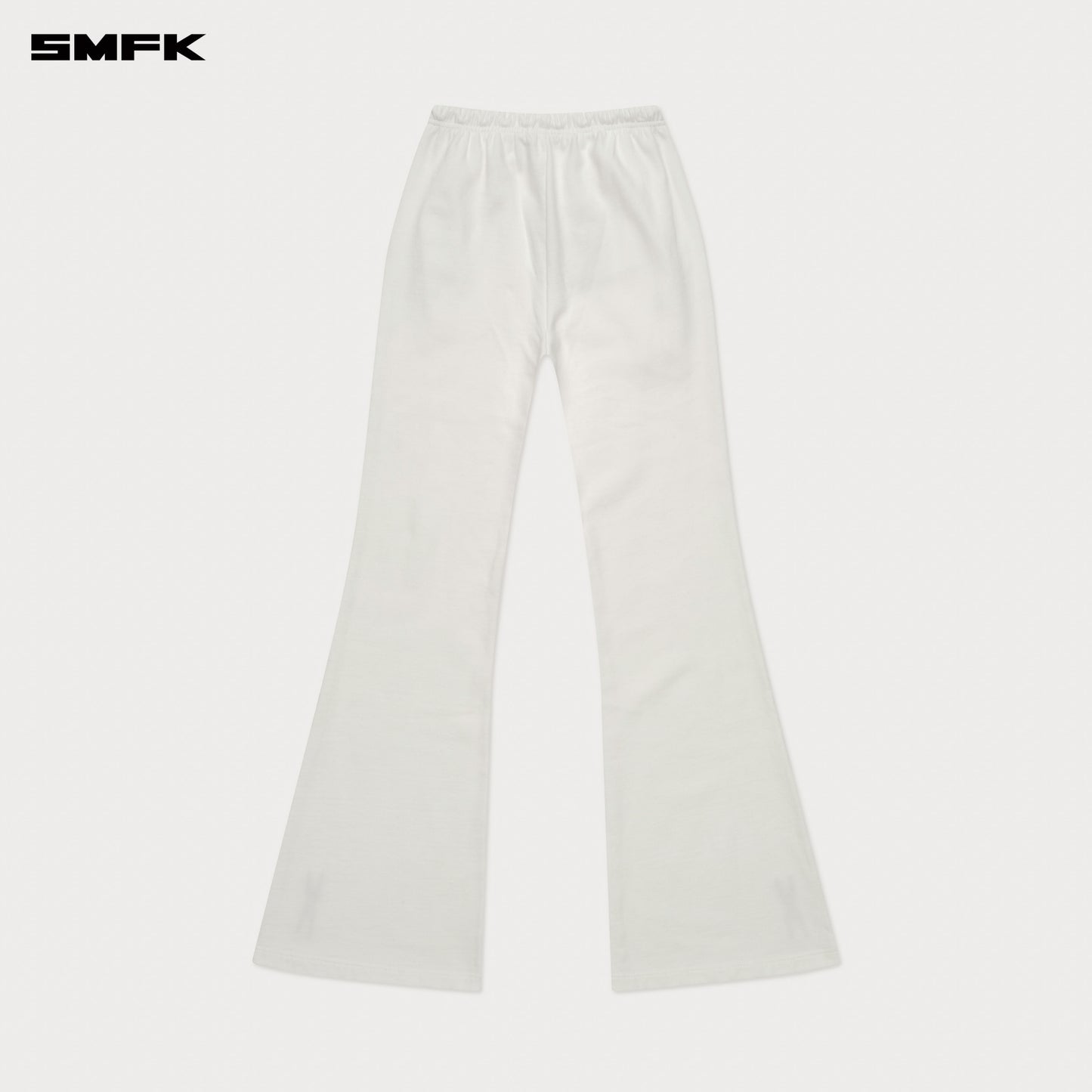 Compass Cross Classic Flare Sweatpants - Snow Mountain White