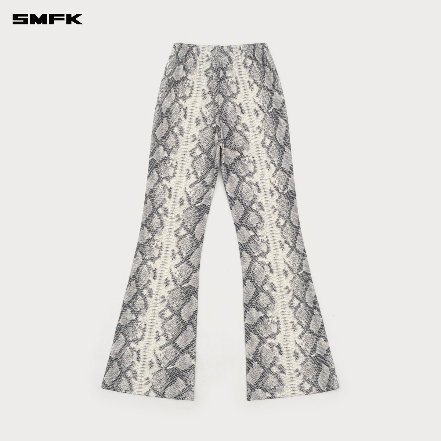 Compass Cross Classic Flared Sweatpants White Snake