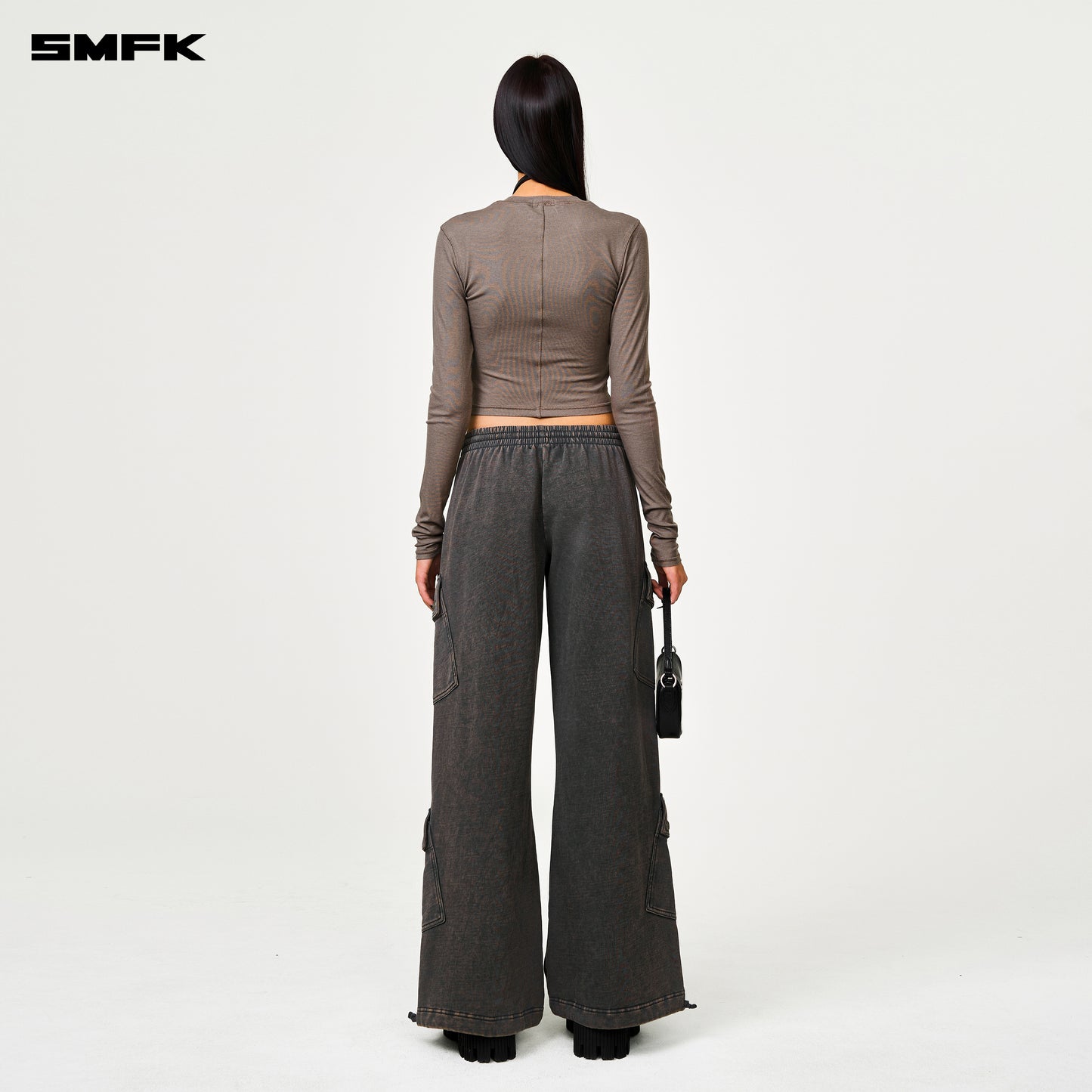 FUTURE Genetic Reinforced Wide Leg Sweatpants - Storm Gray