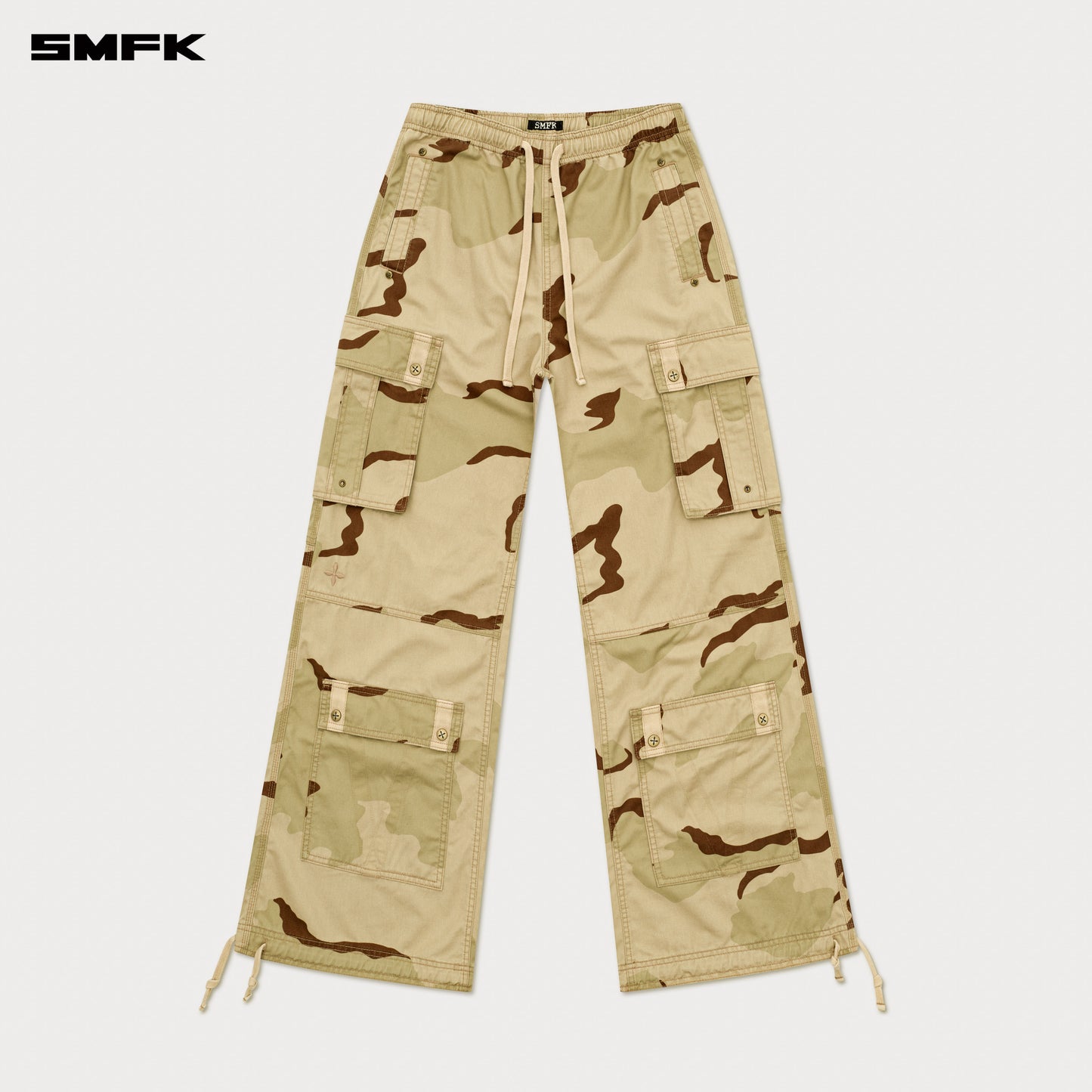 FUTURE Lightning camouflage wide-leg sweatpants - Desert Camo