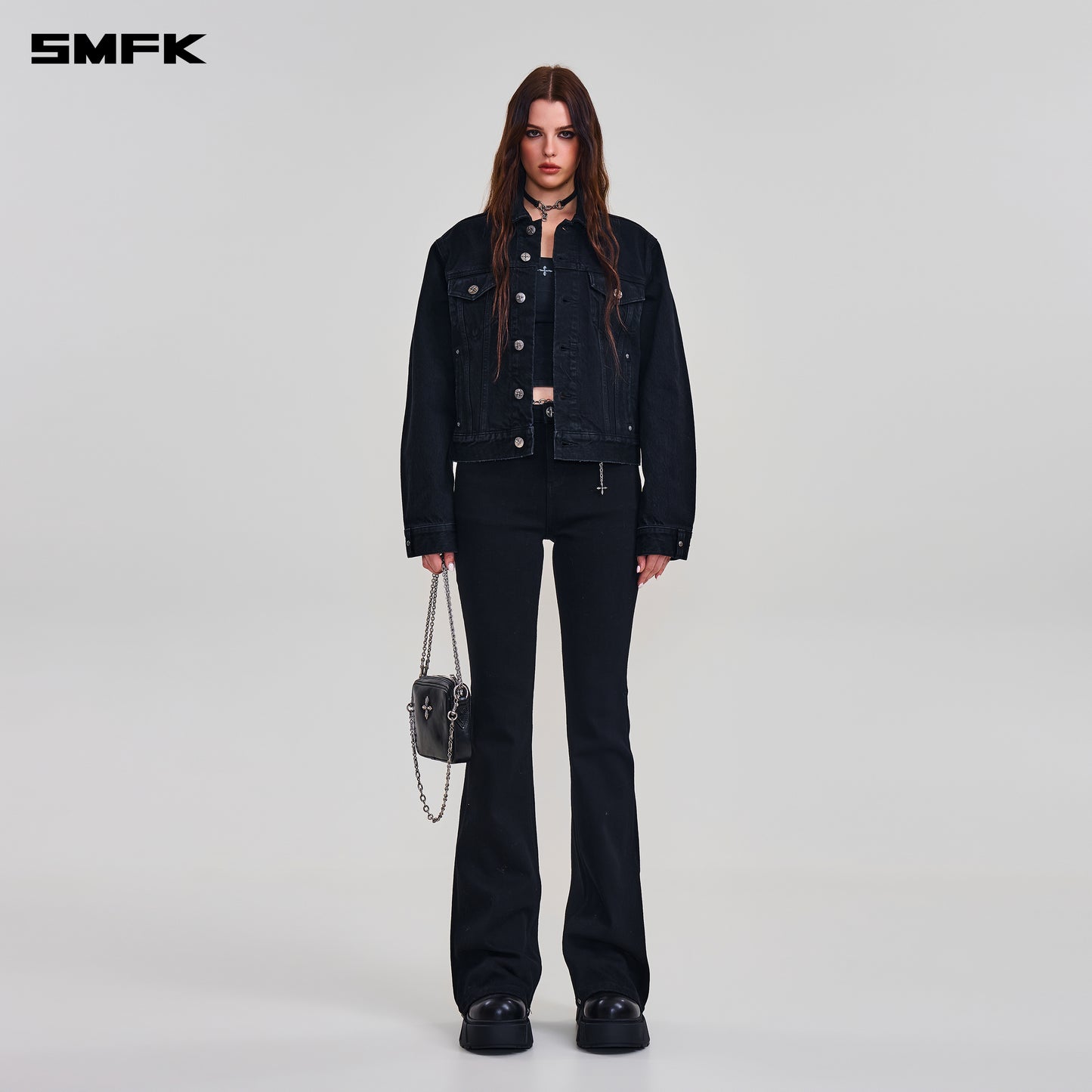 COMPASS STORM DENIM PANTS/ WILD BLACK