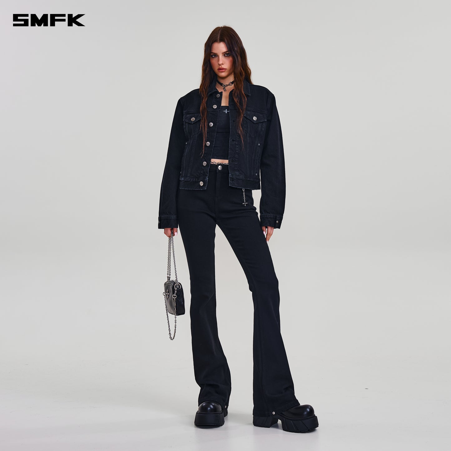 COMPASS STORM DENIM PANTS/ WILD BLACK