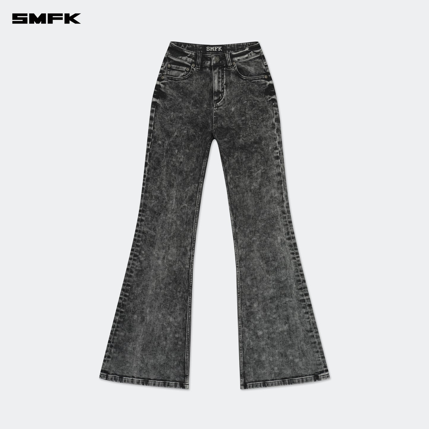 FUTURE Mirage Snowflake Flared Jeans Dusty Gray