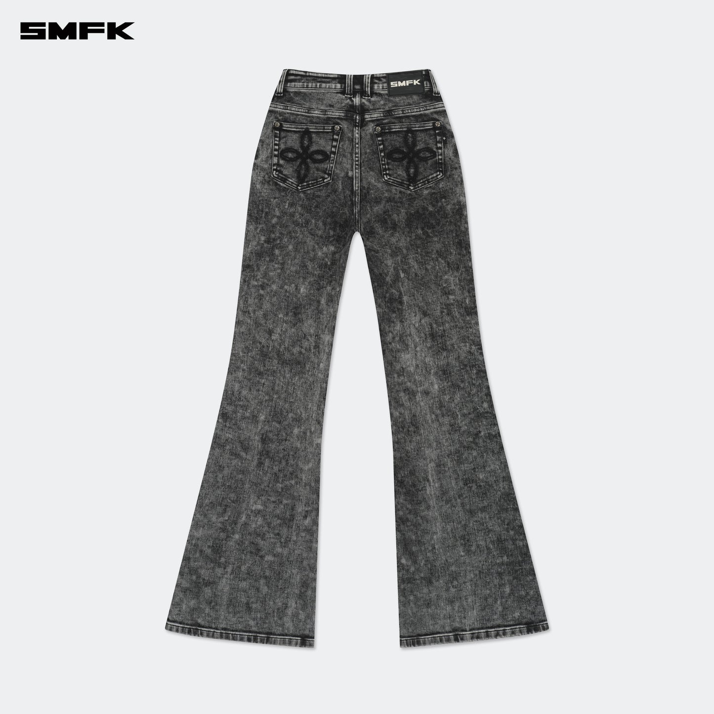 FUTURE Mirage Snowflake Flared Jeans Dusty Gray