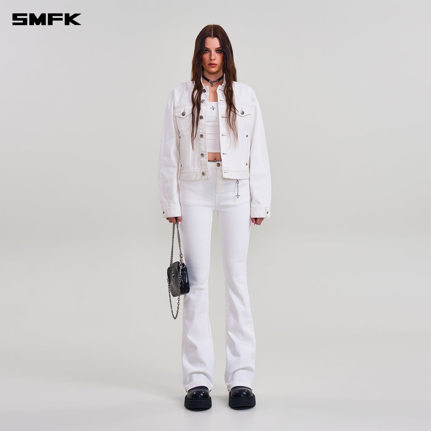 COMPASS STORM DENIM PANTS/ SNOW MOUNTAIN WHITE
