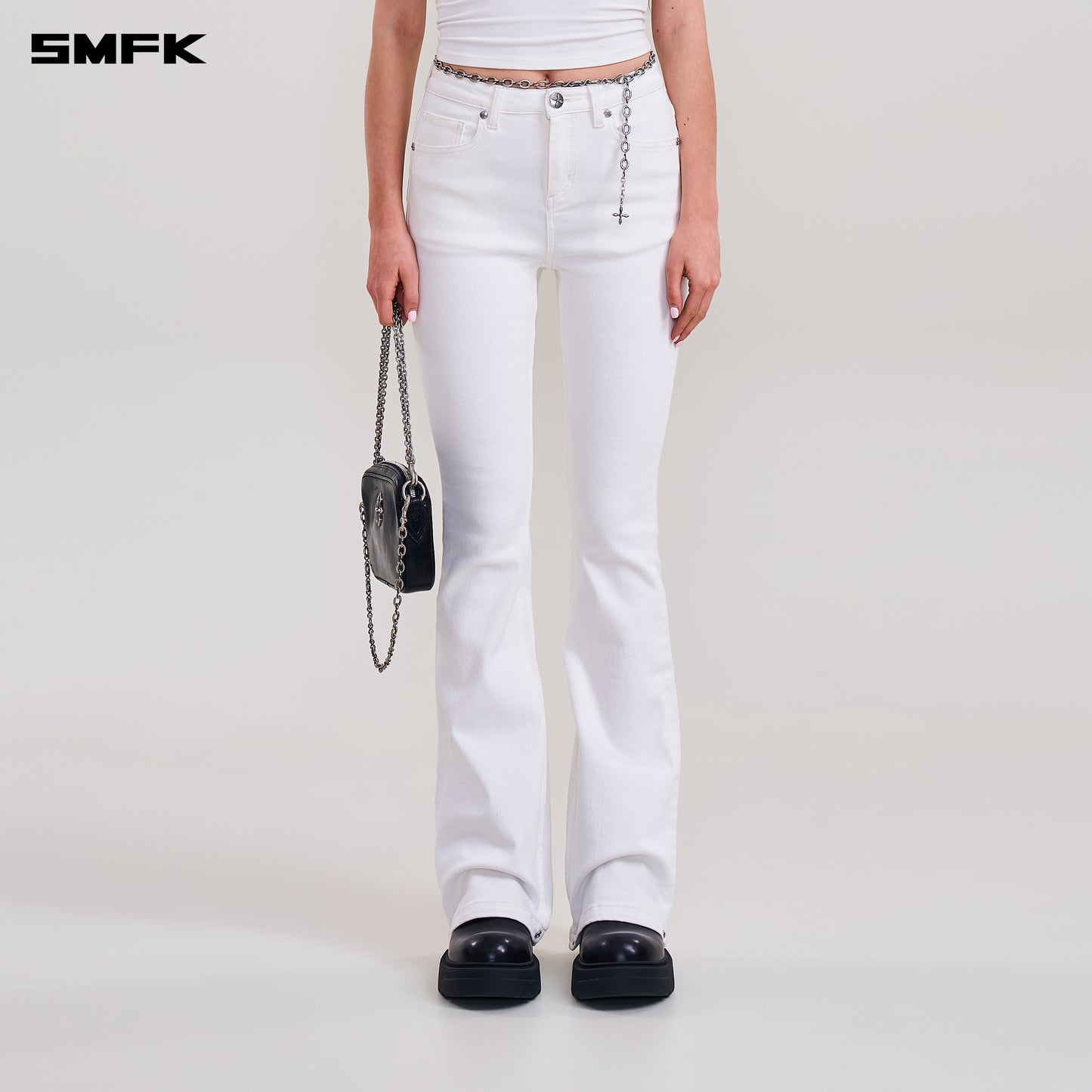 COMPASS STORM DENIM PANTS/ SNOW MOUNTAIN WHITE