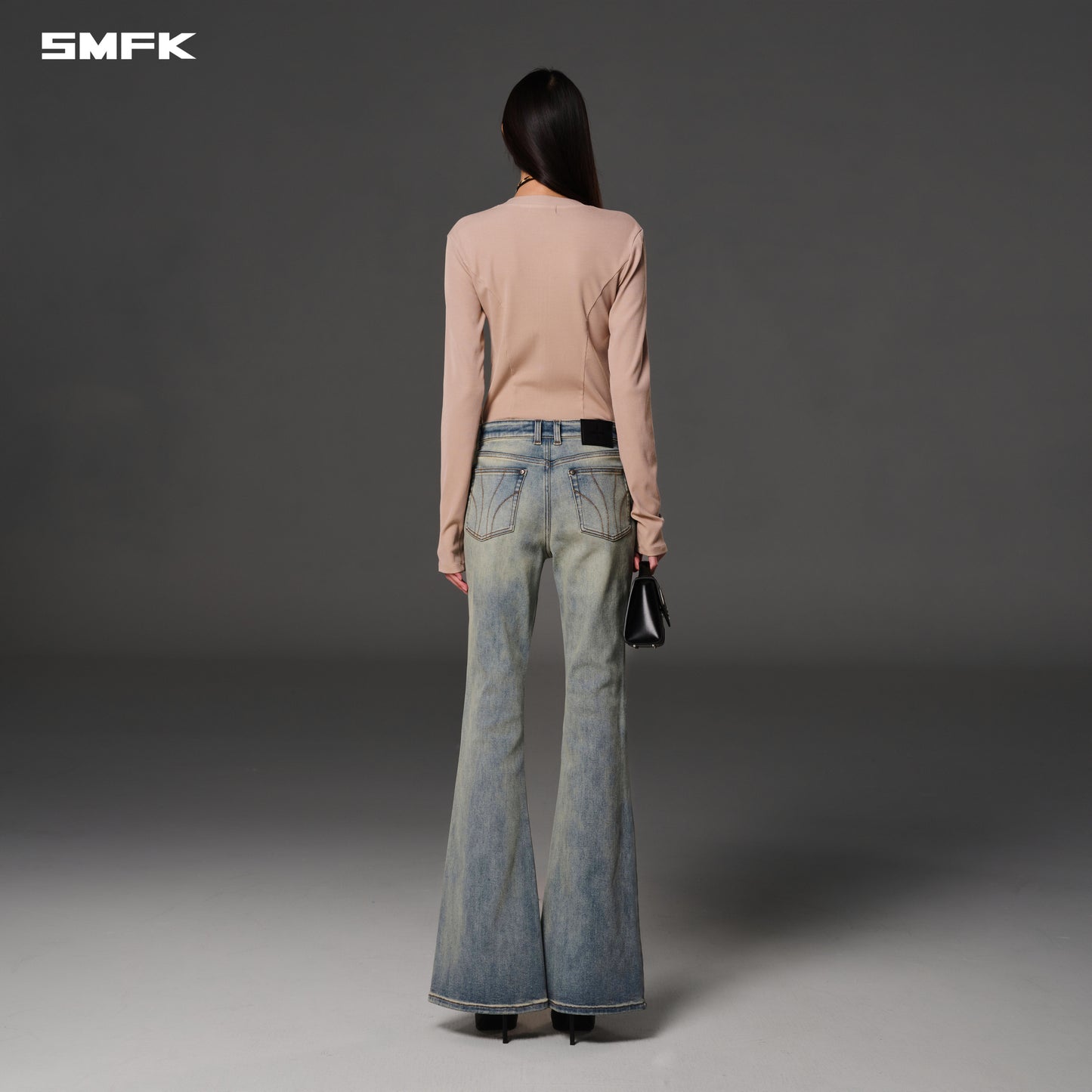 COMPASS HURRICANE MID DENIM PANTS/E-COTTON - CLOUD BLUE