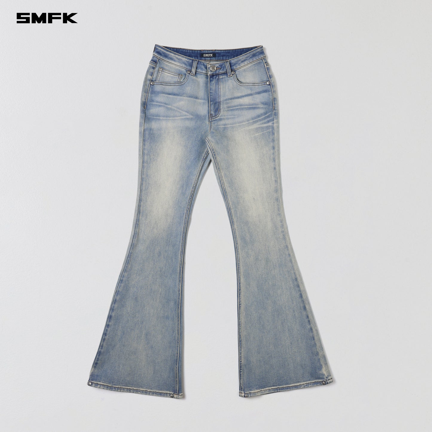 COMPASS HURRICANE MID DENIM PANTS/E-COTTON - CLOUD BLUE