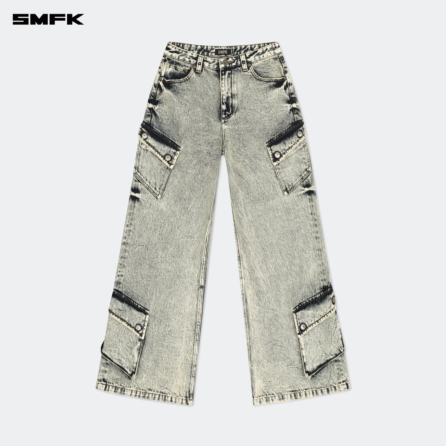 FUTURE Mirage Star Mirage Wide Leg Jeans Snowflake