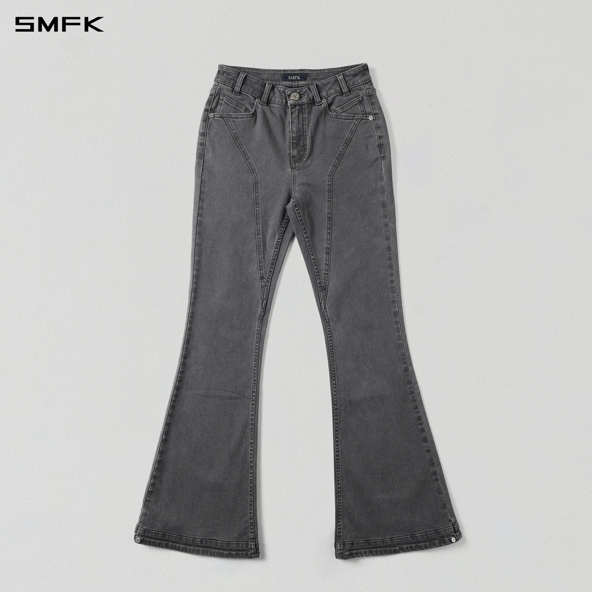MIRAGE UPSIDE-DOWN DENIM PANTS/COTTON+T400SPANDEX/W