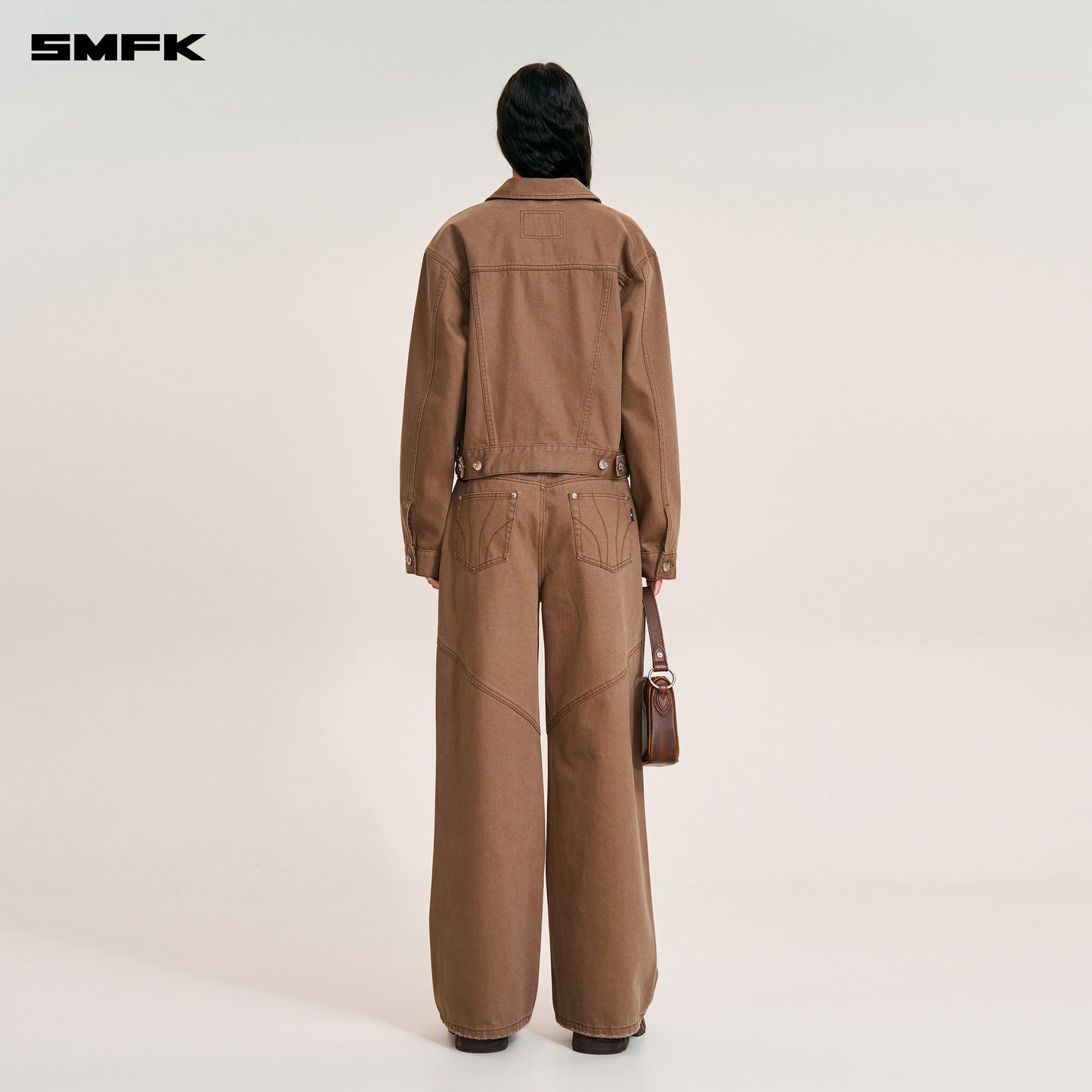 COMPASS MODE TOWER DENIM PANTS/ WILD HORSE BROWN