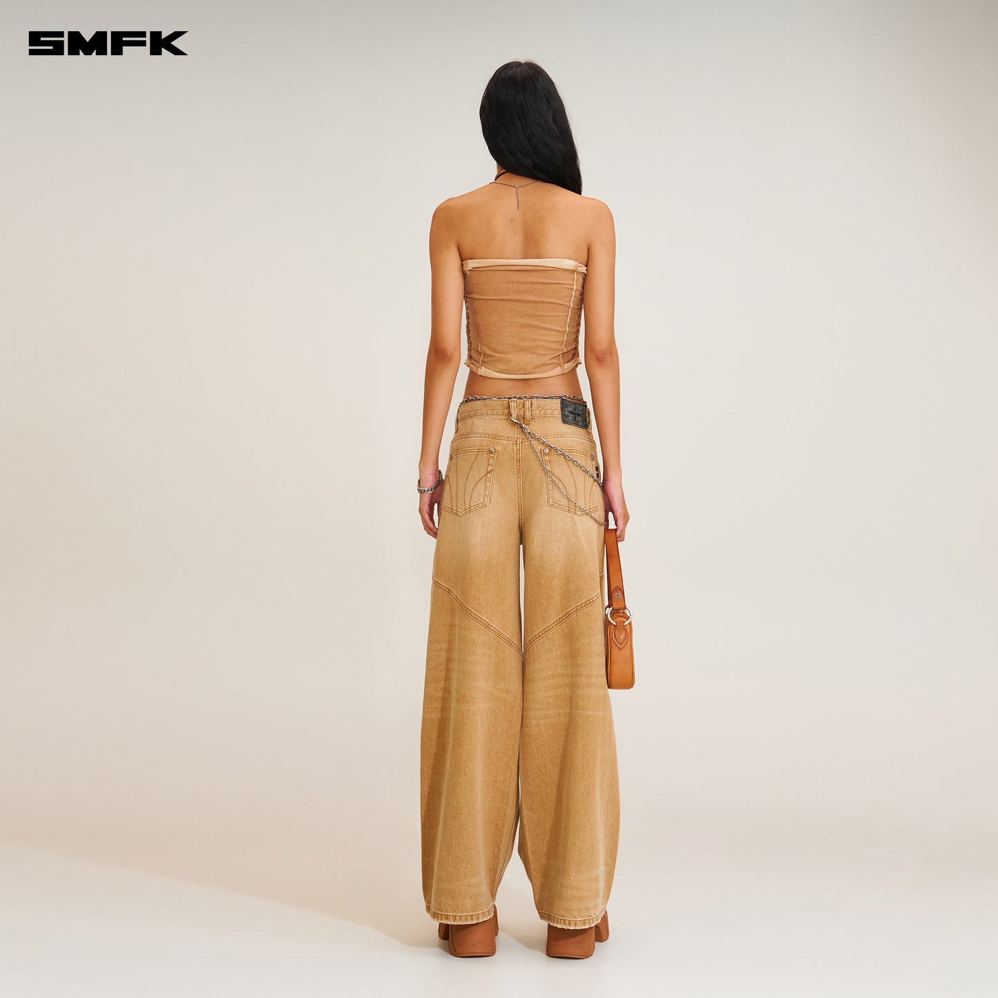 COMPASS MODE TOWER DENIM PANTS / GRASSLAND KHAKI