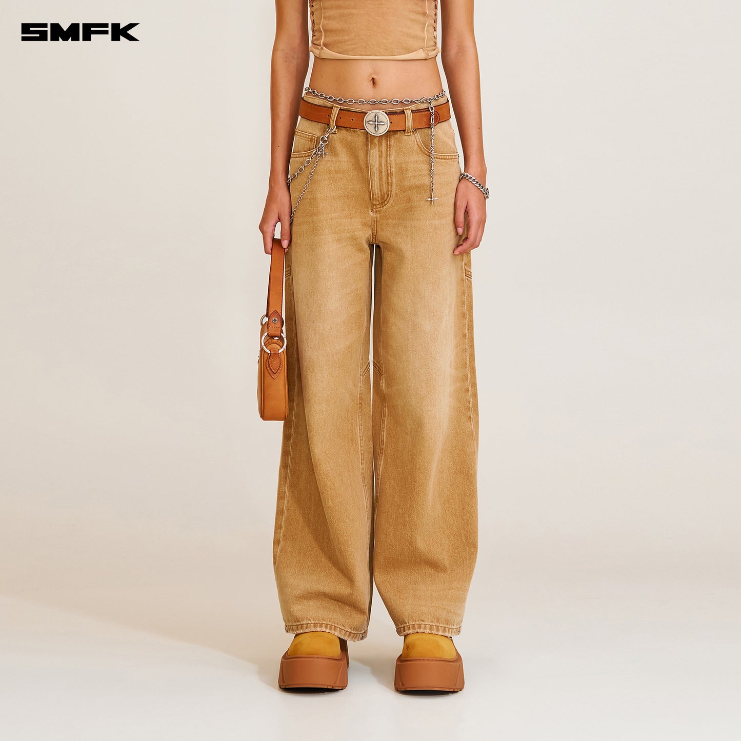 COMPASS MODE TOWER DENIM PANTS / GRASSLAND KHAKI
