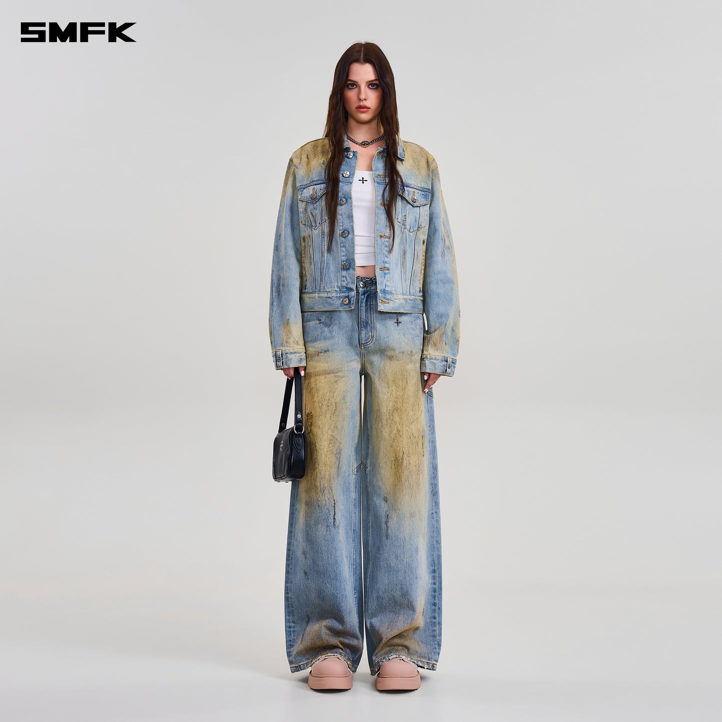 COMPASS MODE WASTELAND TOWER DENIM PANTS/ WILD SKY BLUE