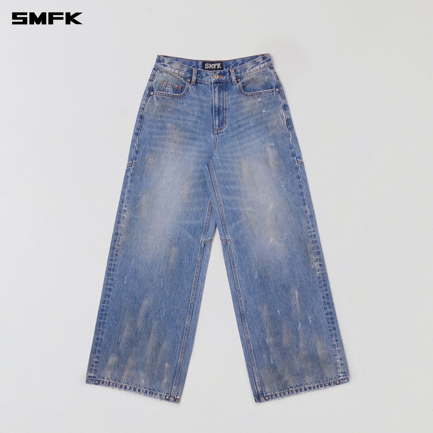 COMPASS MODE TIDE TOWER DENIM PANTS/ MARINE BLUE