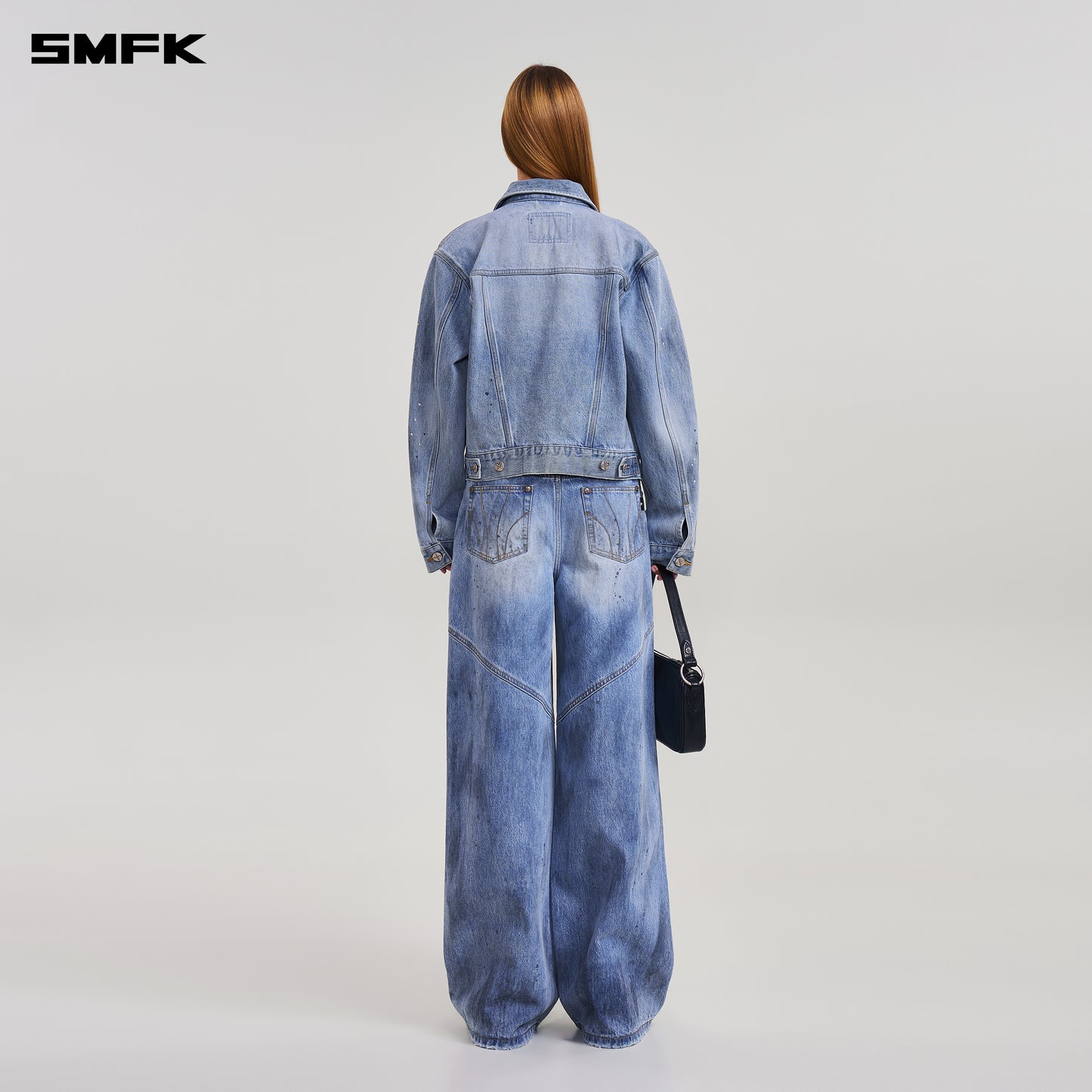 COMPASS MODE WASTELAND TOWER DENIM PANTS/ SKY BLUE