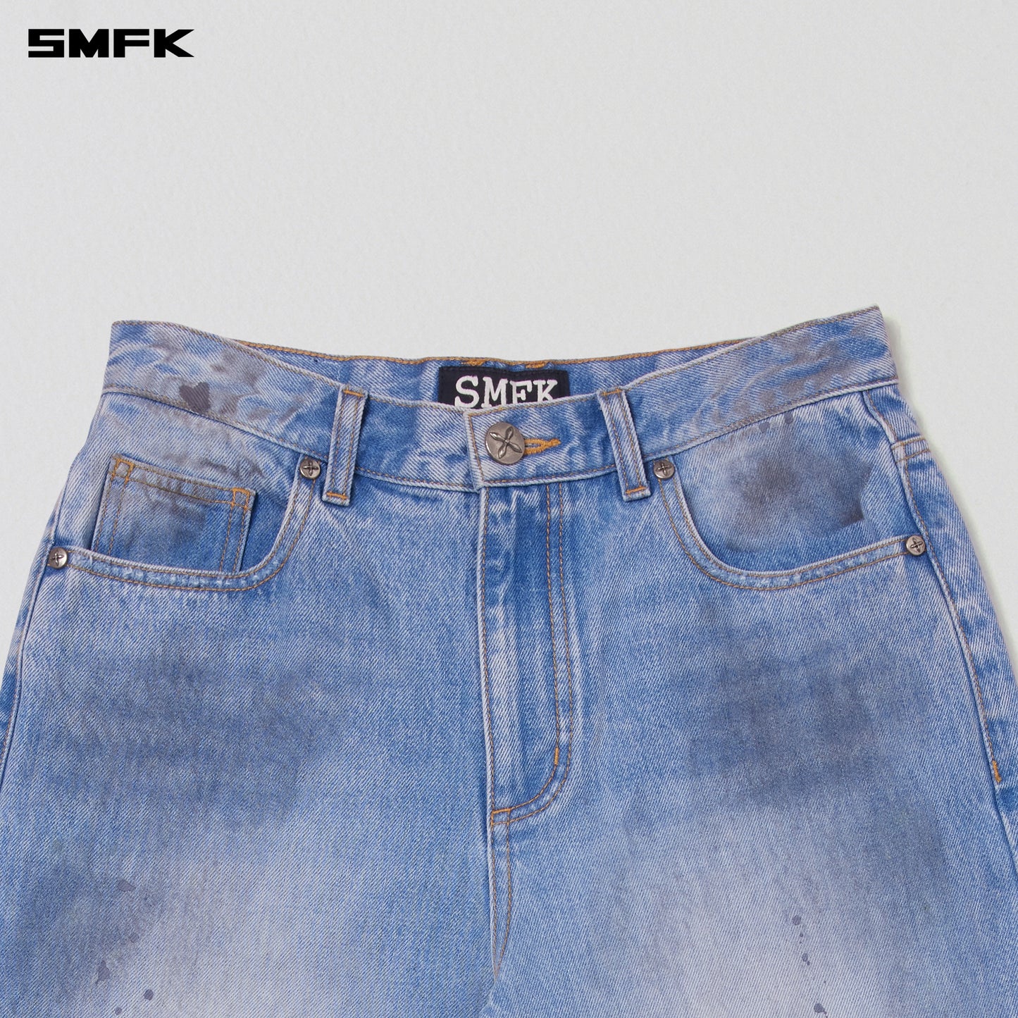 COMPASS MODE WASTELAND TOWER DENIM PANTS/ SKY BLUE