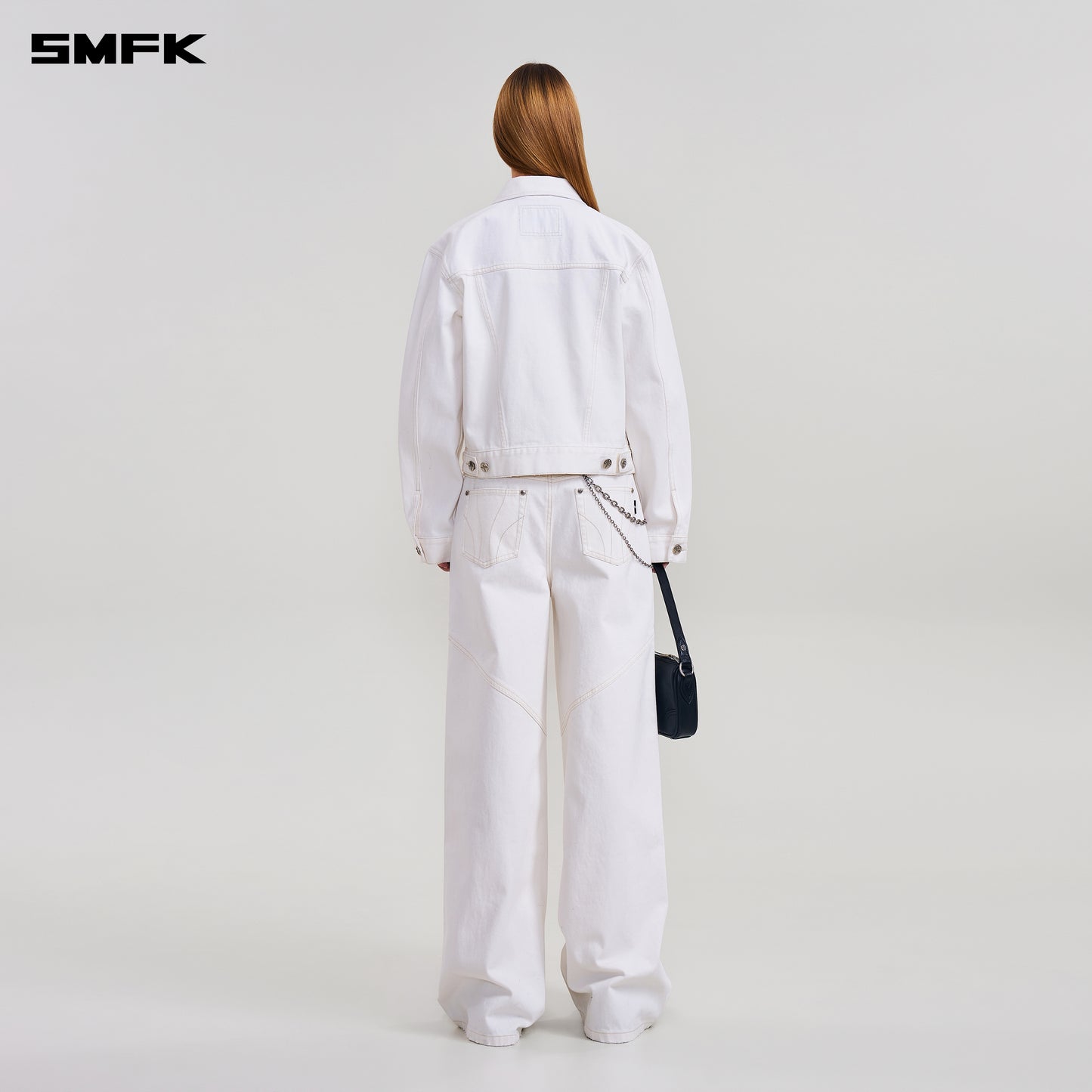 COMPASS TOWER DENIM PANTS/ SNOW MOUNTAIN WHITE