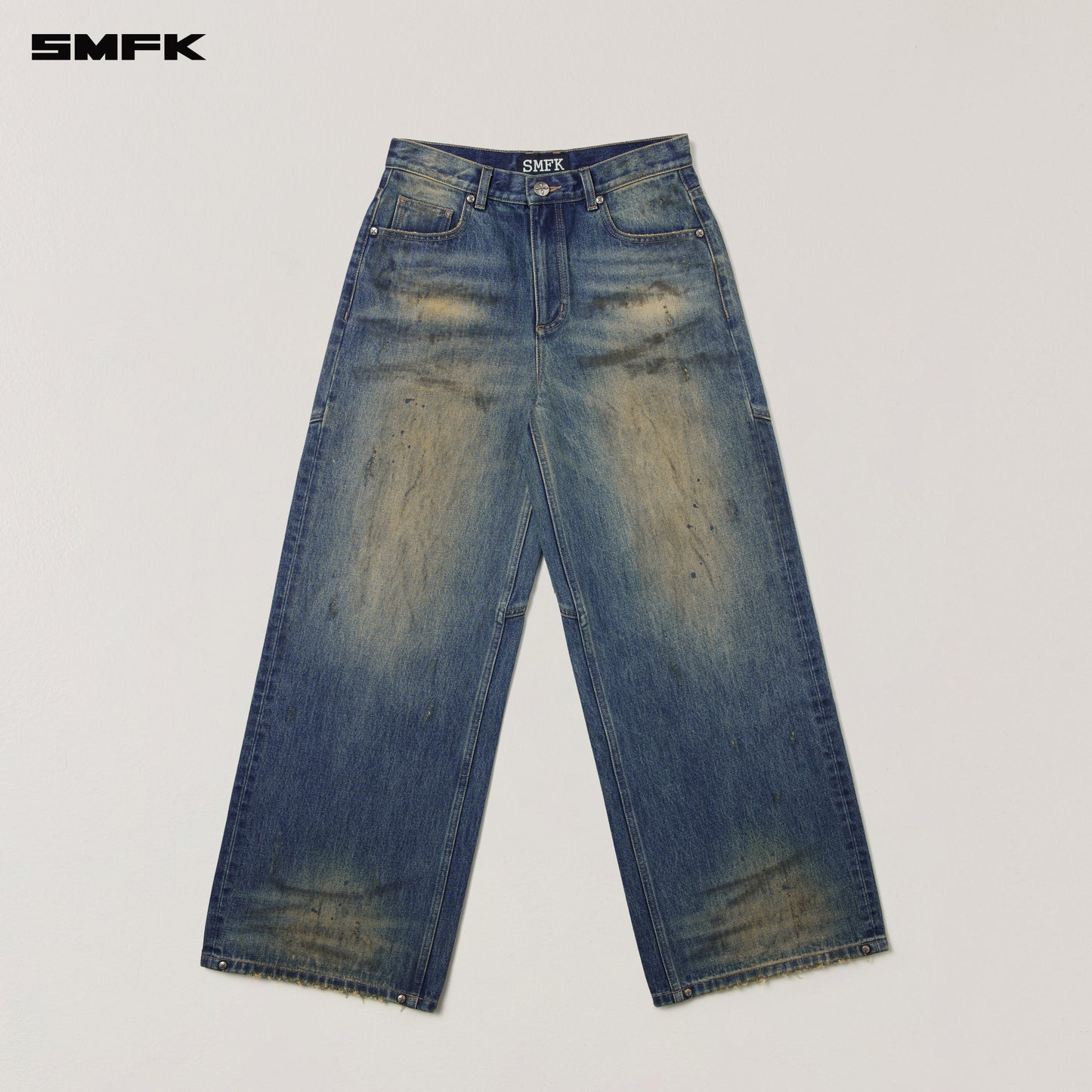 COMPASS MODE WASTELAND TOWER DENIM PANTS/ WASTELAND BLUE