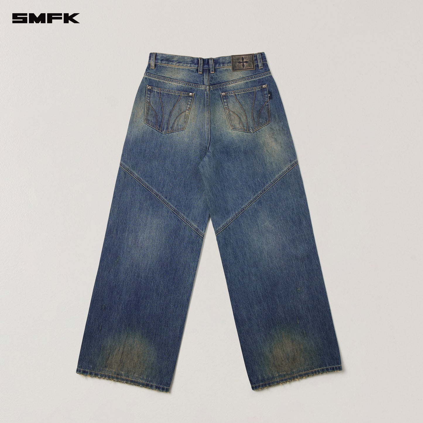 COMPASS MODE WASTELAND TOWER DENIM PANTS/ WASTELAND BLUE