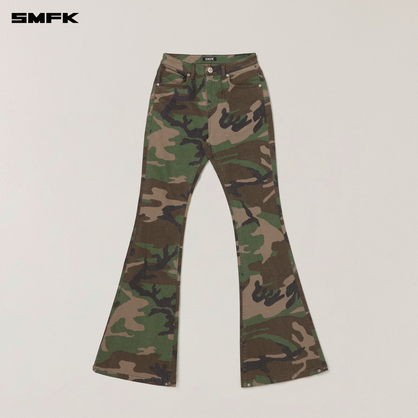 COMPASS HUNRRICANE DENIM PANTS / ARMY GREEN CAMOUFLAGE