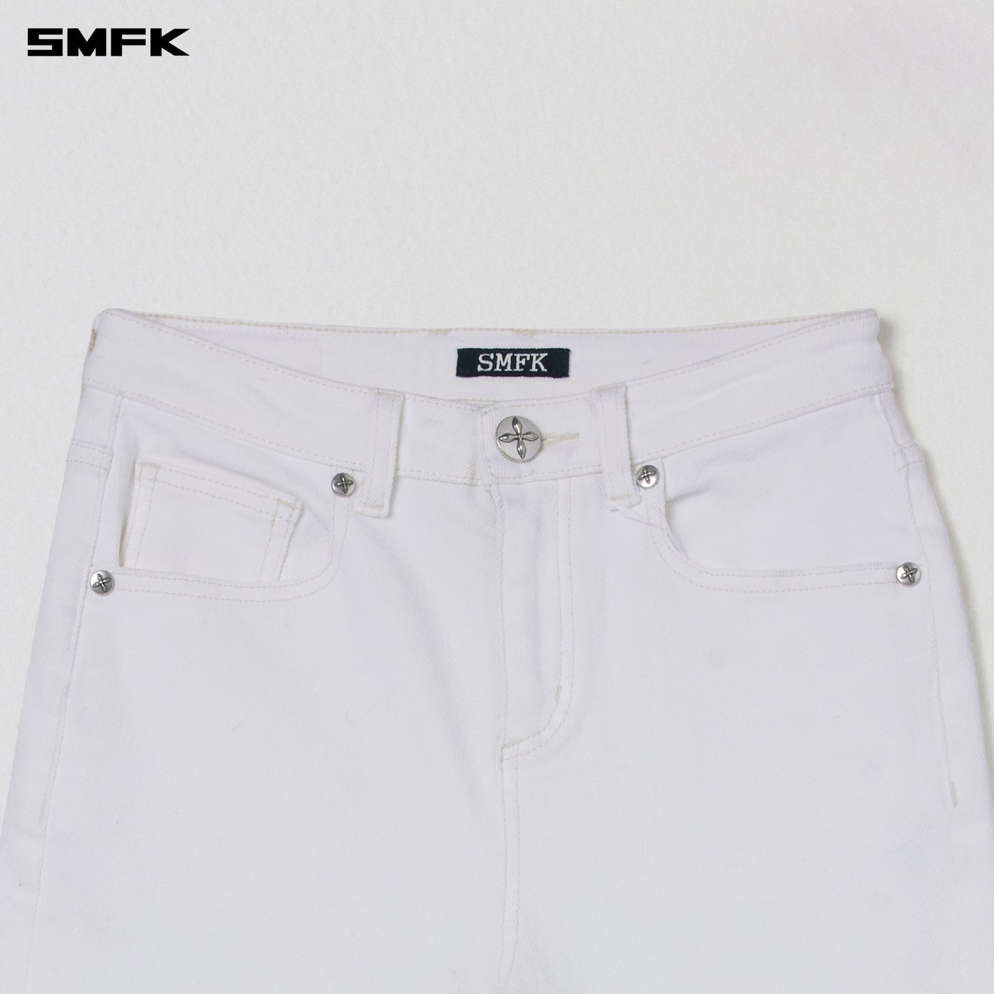 COMPASS HUNRRICANE DENIM PANTS/ SNOW MOUNTAIN WHITE