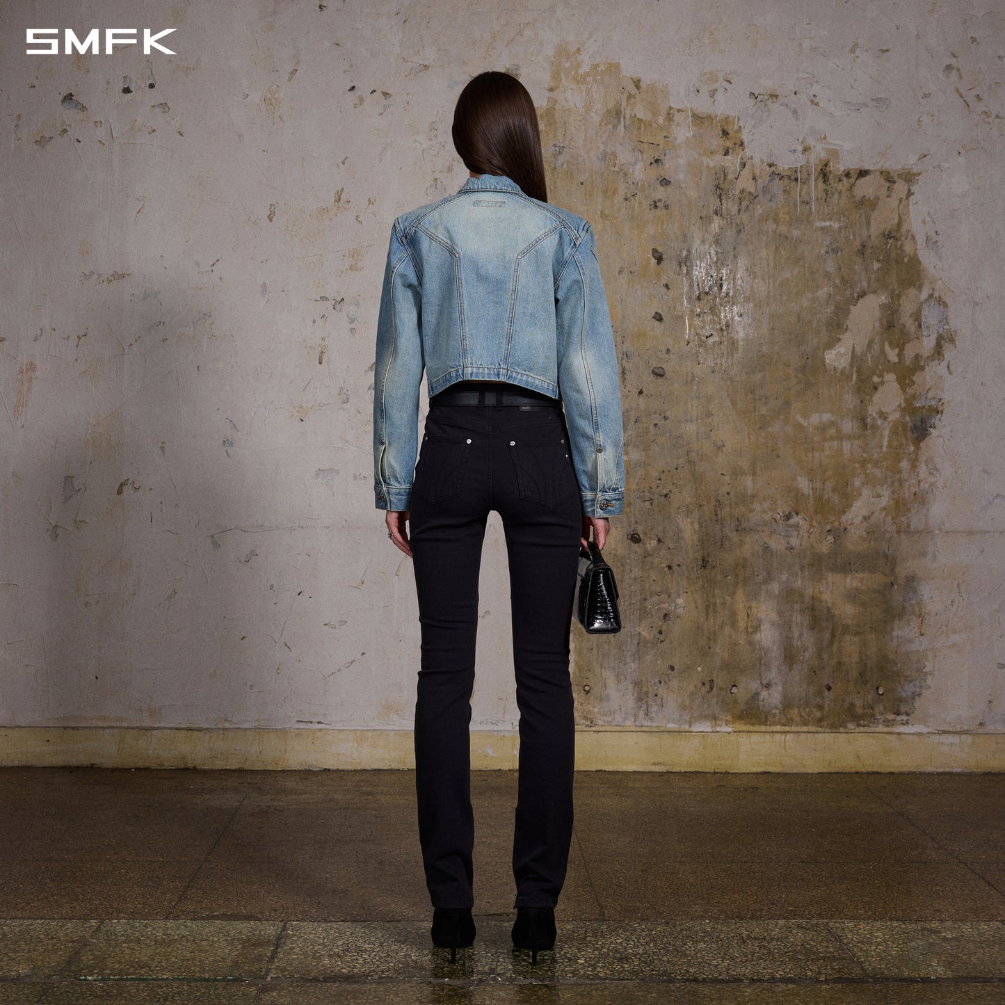 MIRAGE PRISM MODEL DENIM PANTS/E-COTTON