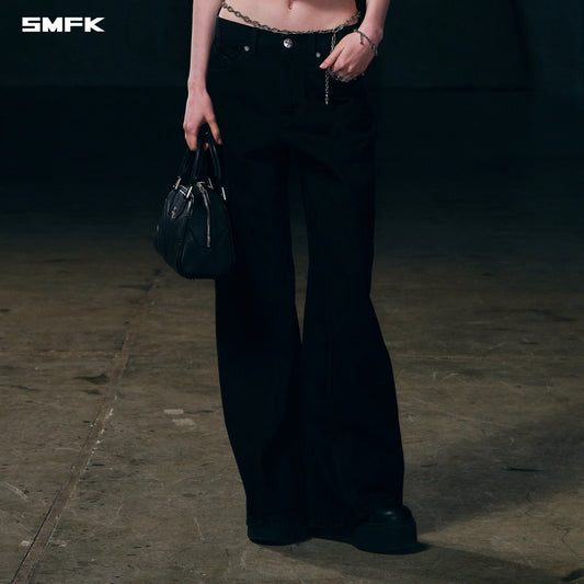 WILD MIRAGE TOWER DENIM PANTS/COTTON