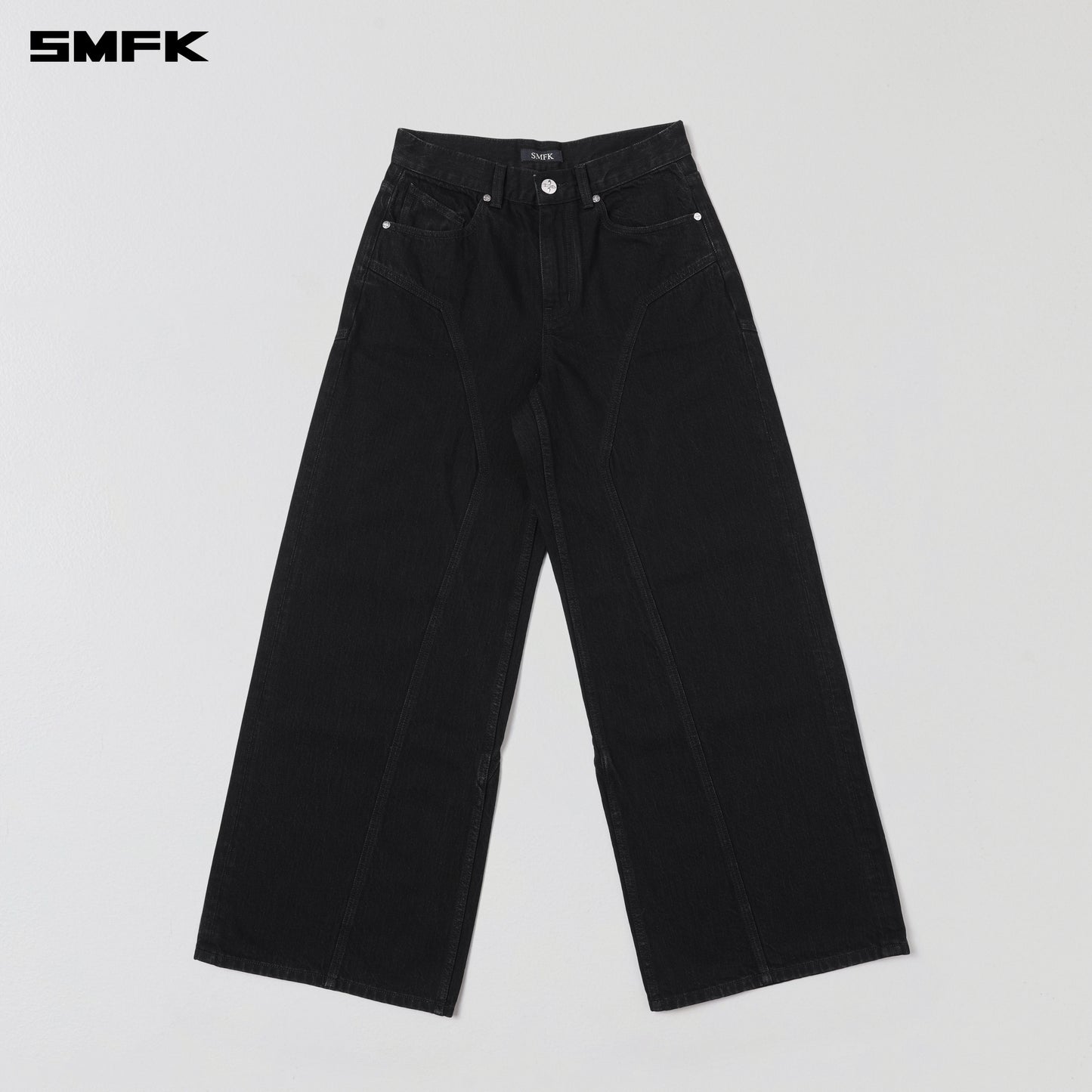 WILD MIRAGE TOWER DENIM PANTS/COTTON