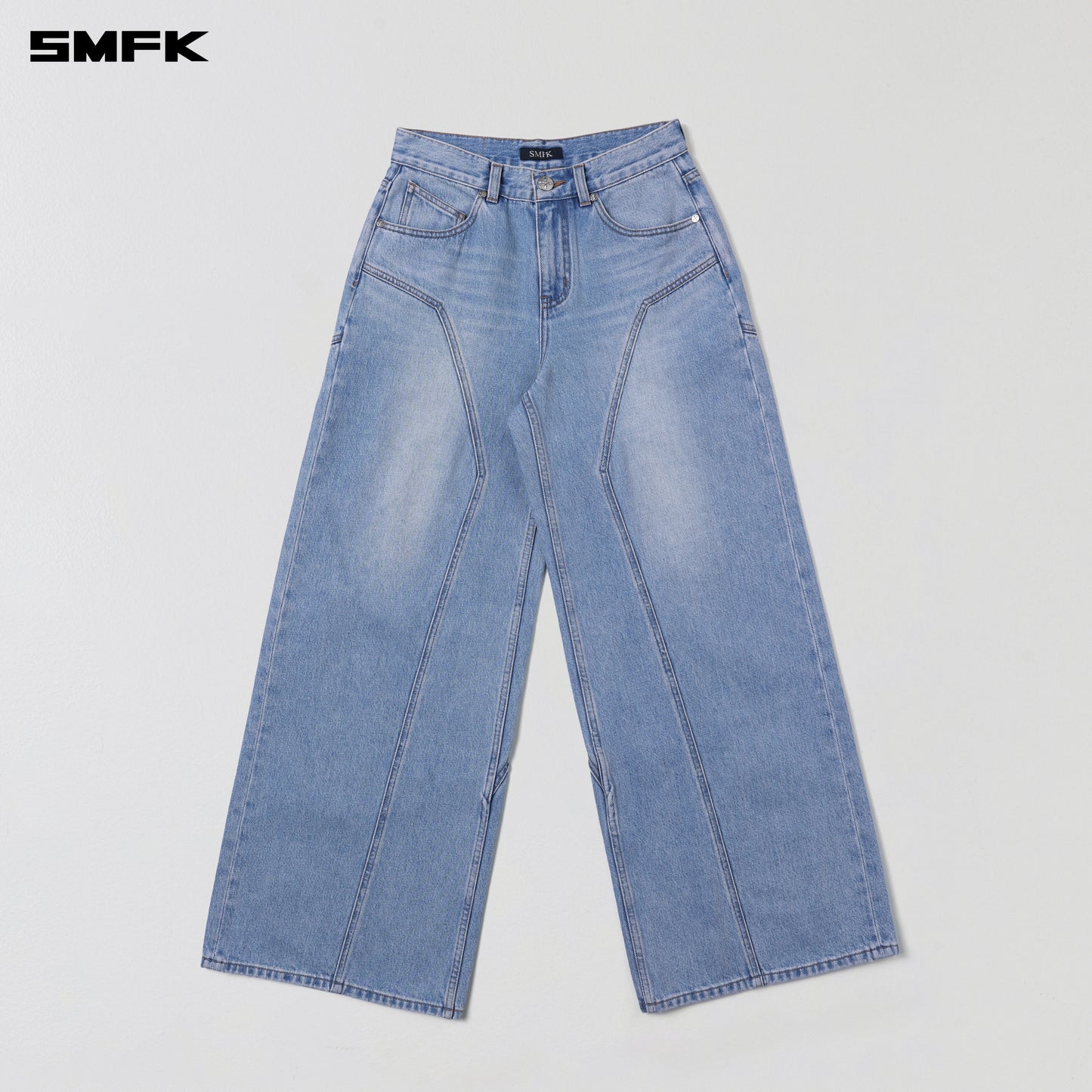 WILD MIRAGE TOWER DENIM PANTS/COTTON