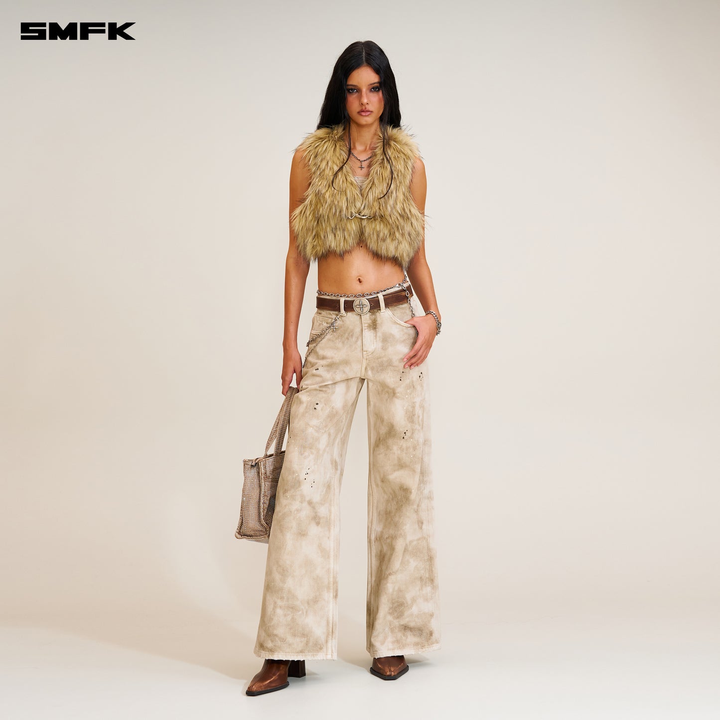 RAGE WILD DIAMOND TOWER DENIM PANTS / WILD DIAMOND
