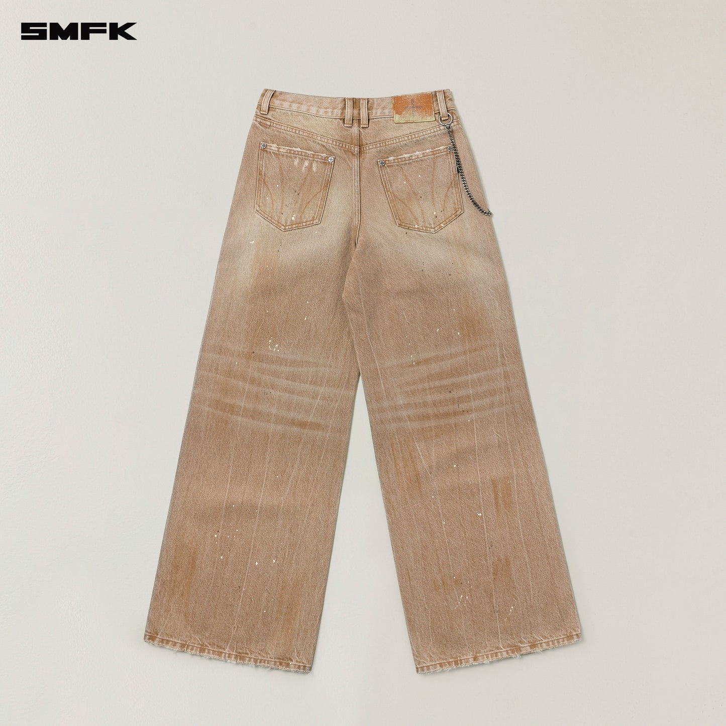 RAGE WILD HANDCRAFT TOWER DENIM PANTS / WILD COWBOY BROWN