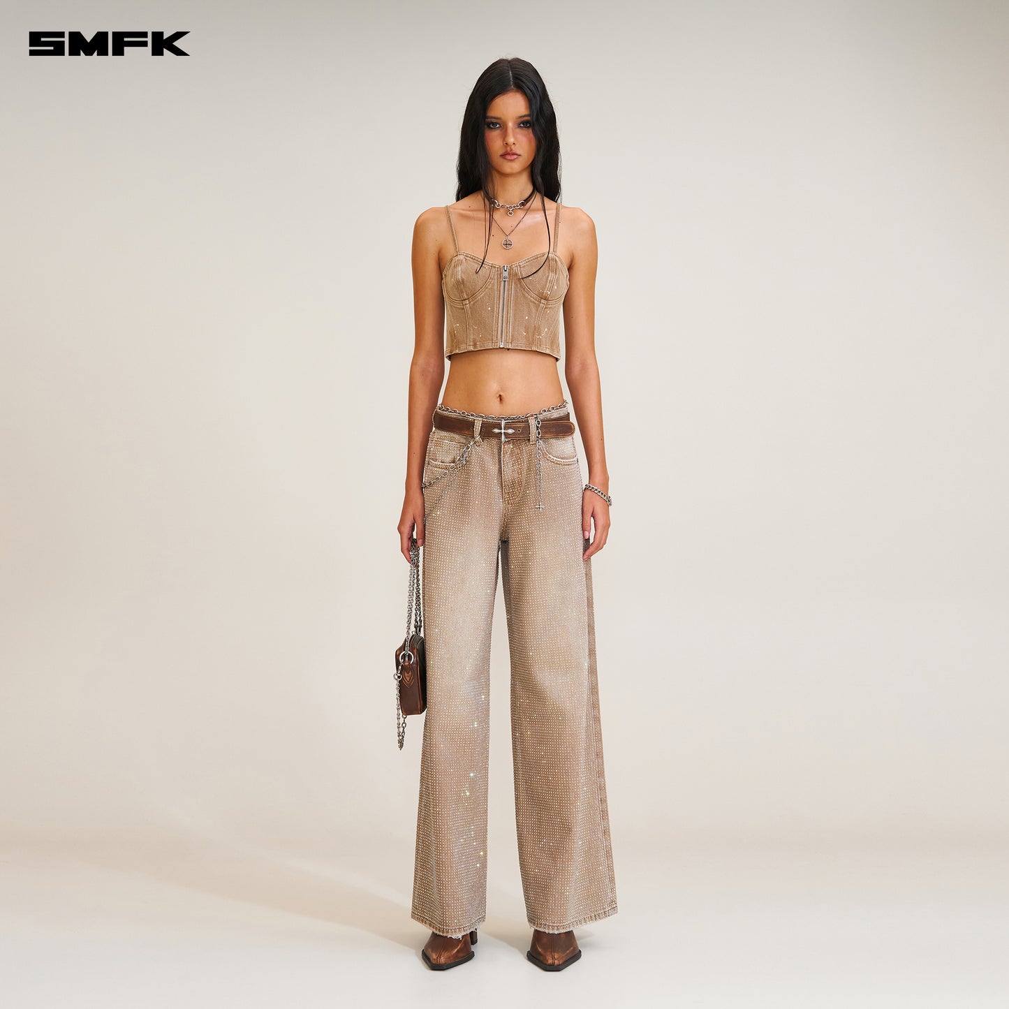 RAGE WILD DIAMOND TOWER DENIM PANTS / WILD DIAMOND