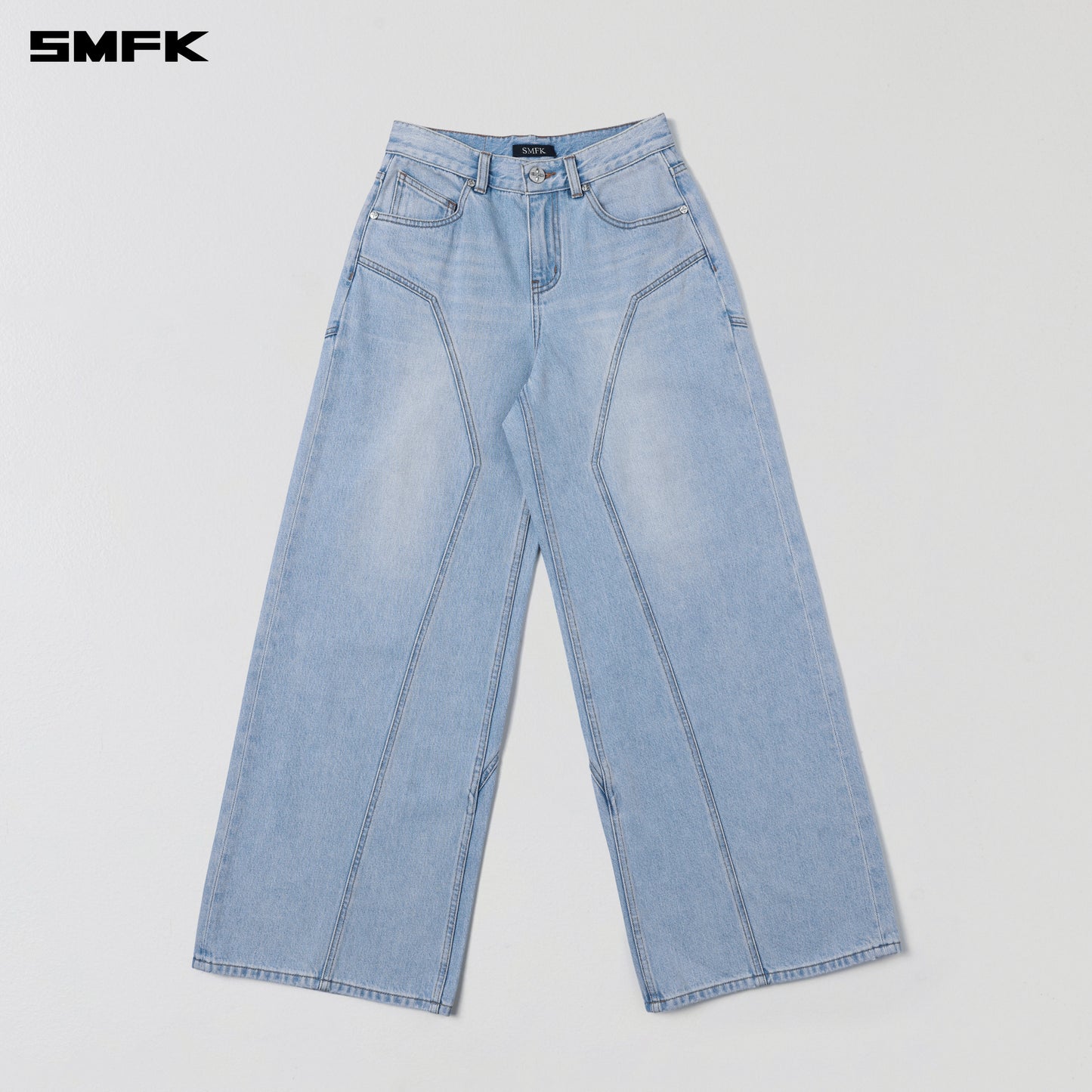 WILD MIRAGE TOWER DENIM PANTS/COTTON