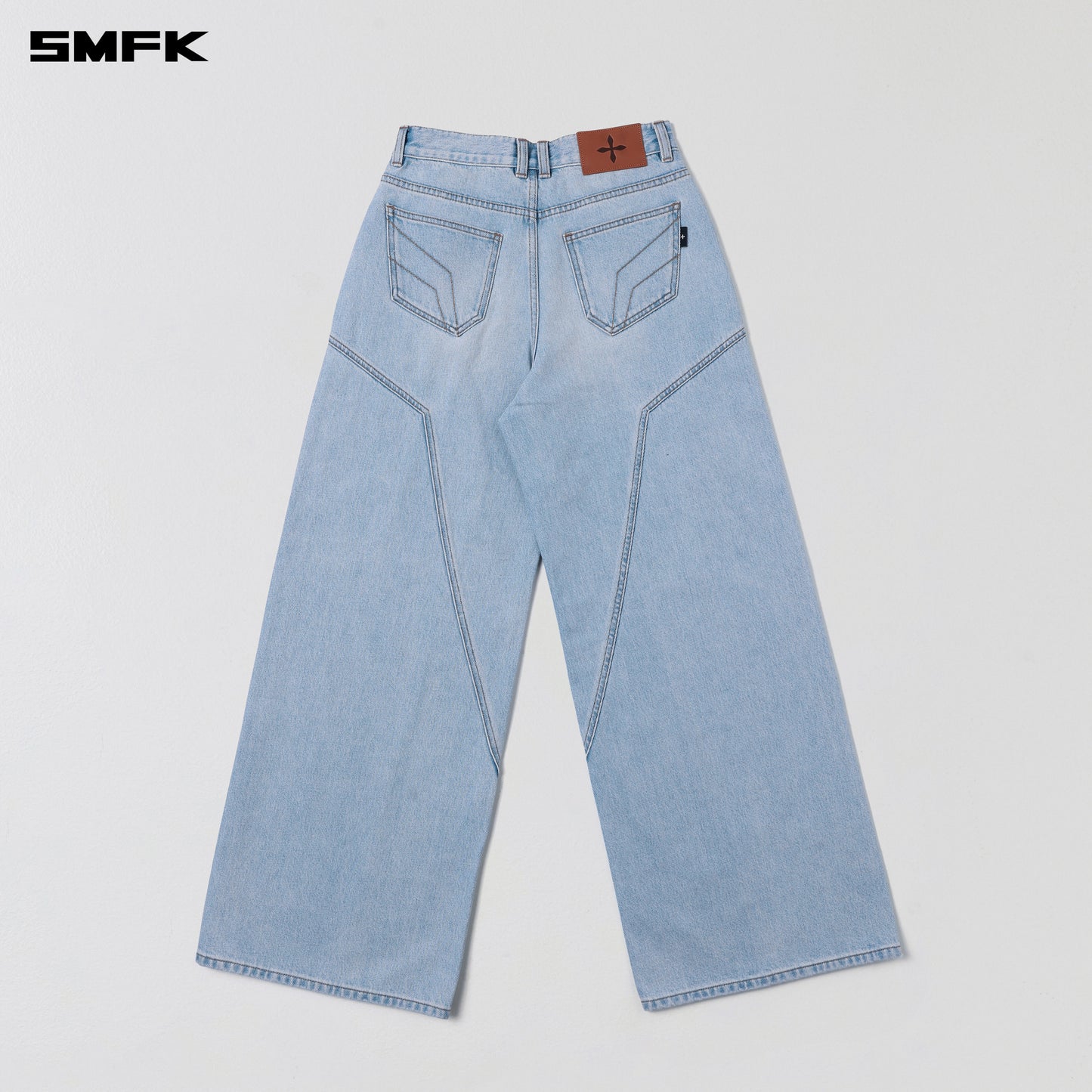 WILD MIRAGE TOWER DENIM PANTS/COTTON