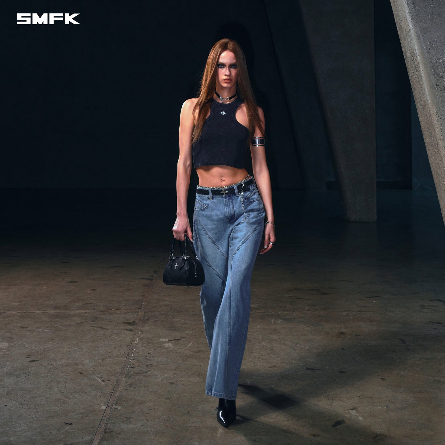 WILD MIRAGE HURRICANE DENIM PANTS/COTTON