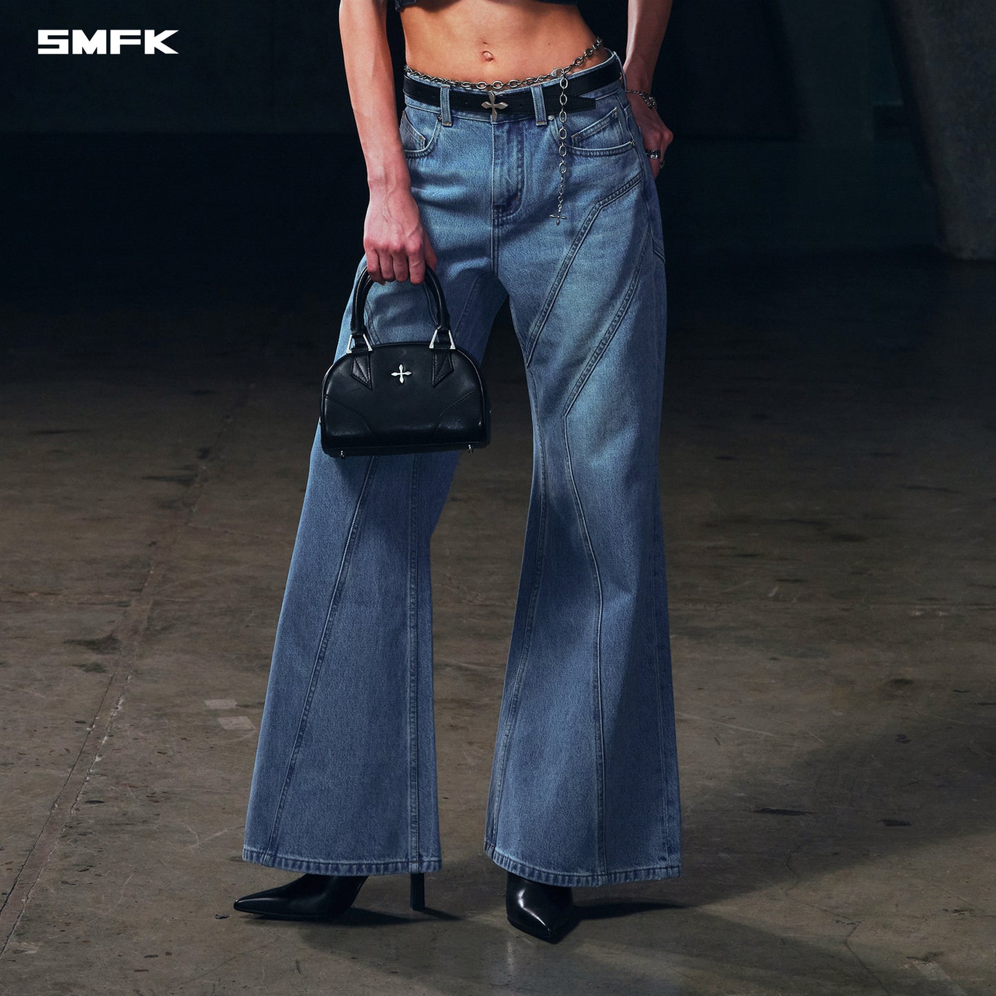 WILD MIRAGE HURRICANE DENIM PANTS/COTTON