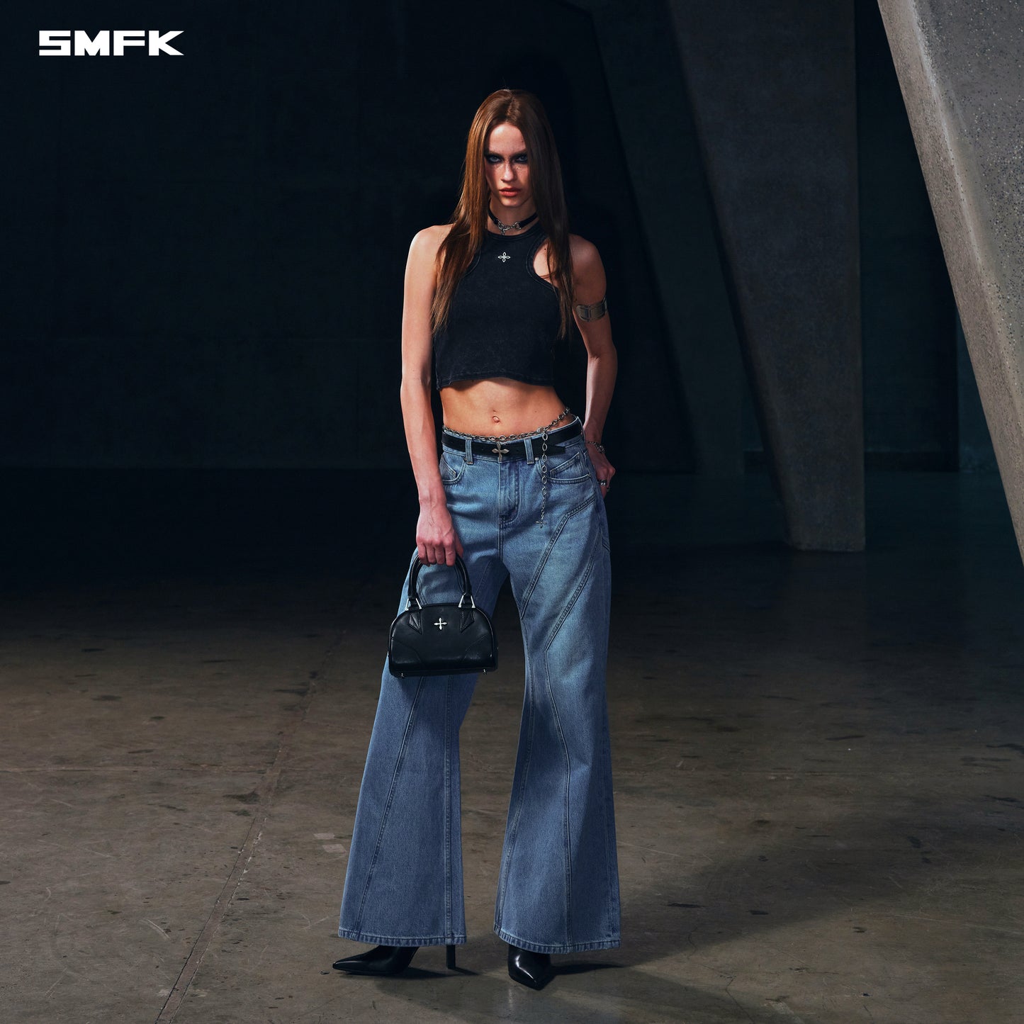 WILD MIRAGE HURRICANE DENIM PANTS/COTTON