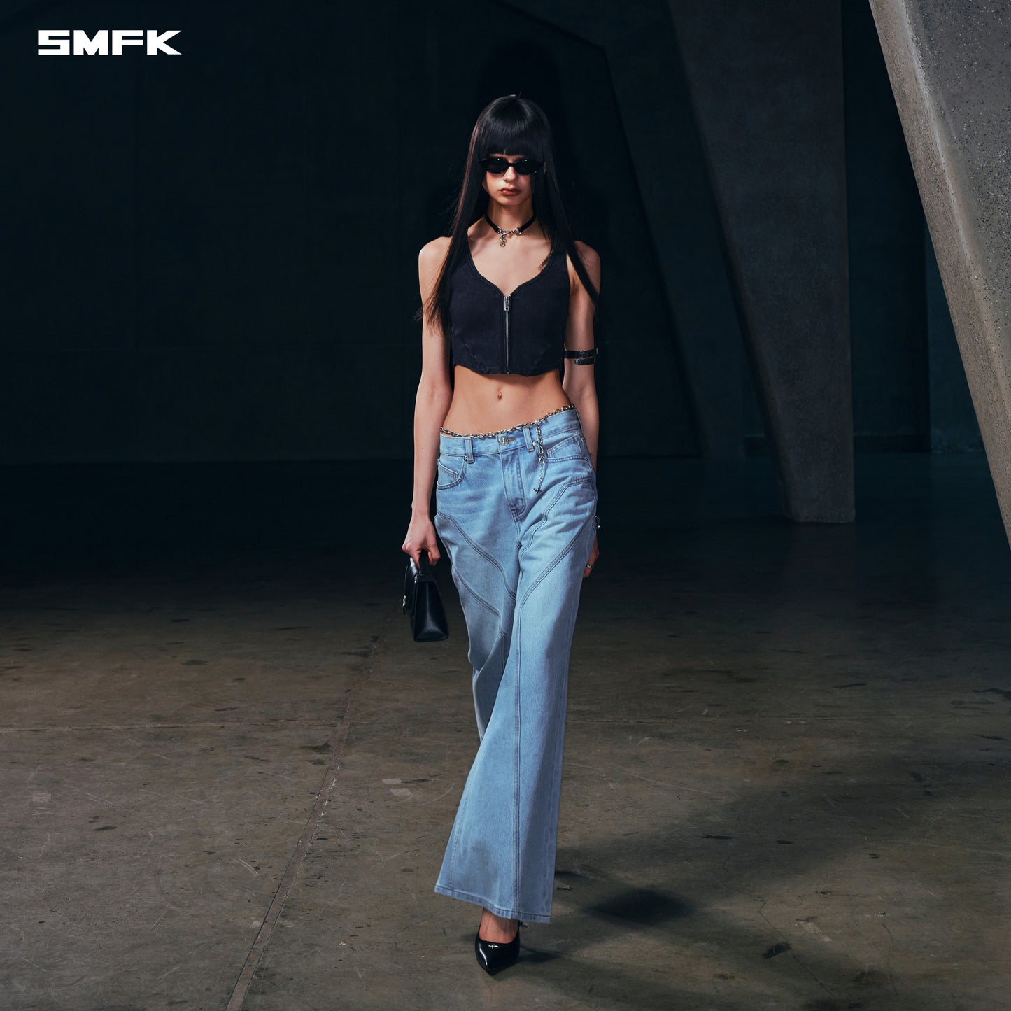 WILD MIRAGE HURRICANE DENIM PANTS/COTTON