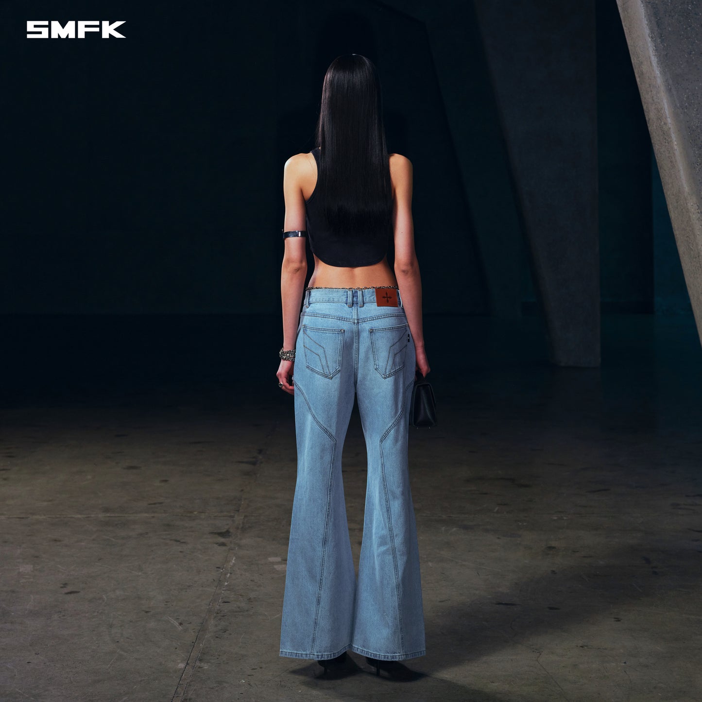 WILD MIRAGE HURRICANE DENIM PANTS/COTTON