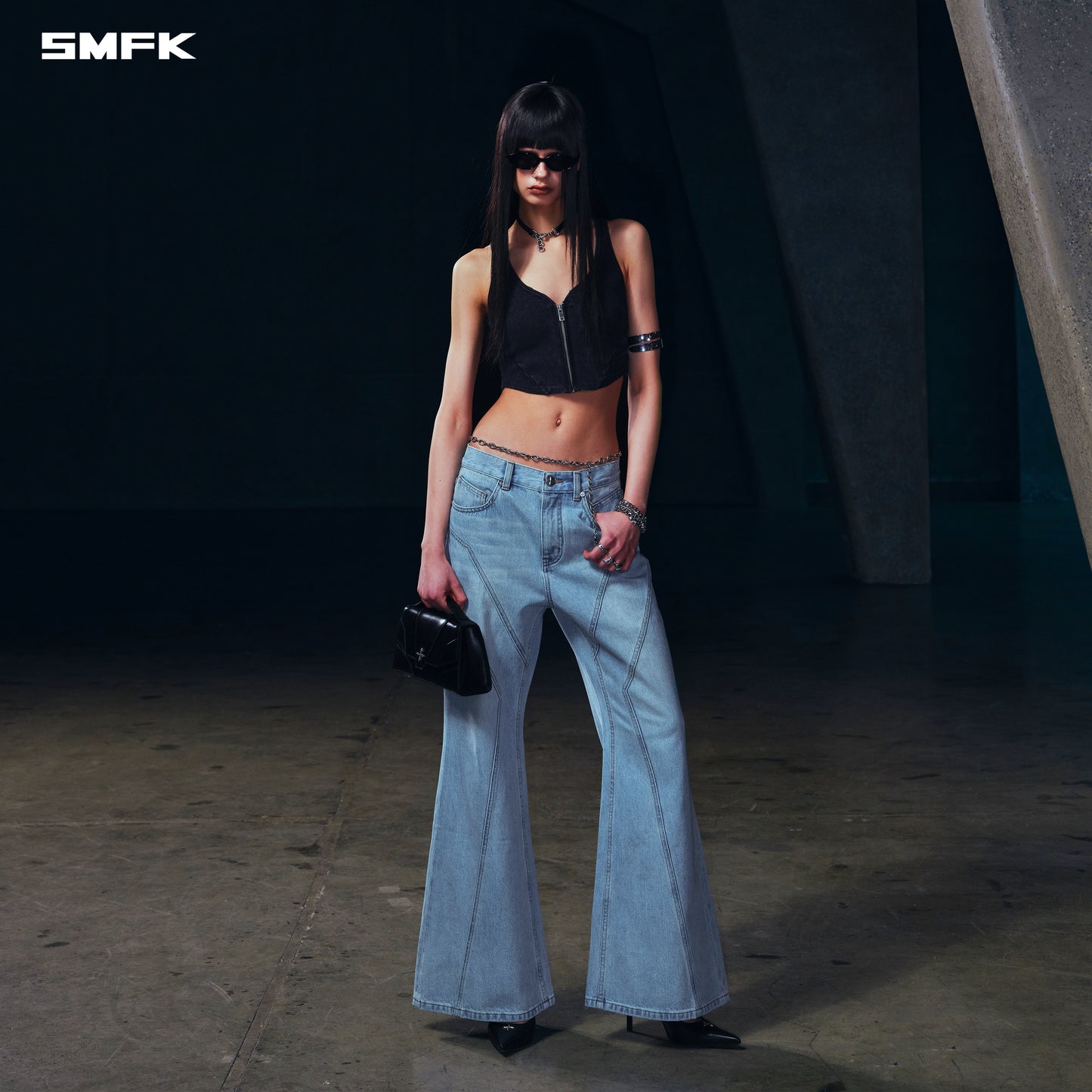 WILD MIRAGE HURRICANE DENIM PANTS/COTTON