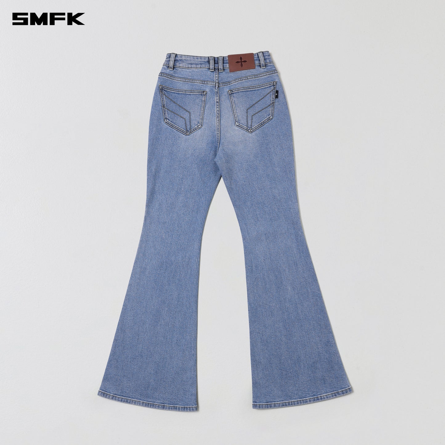 WILD HURRICANE FLARED DENIM PANTS/E-COTTON