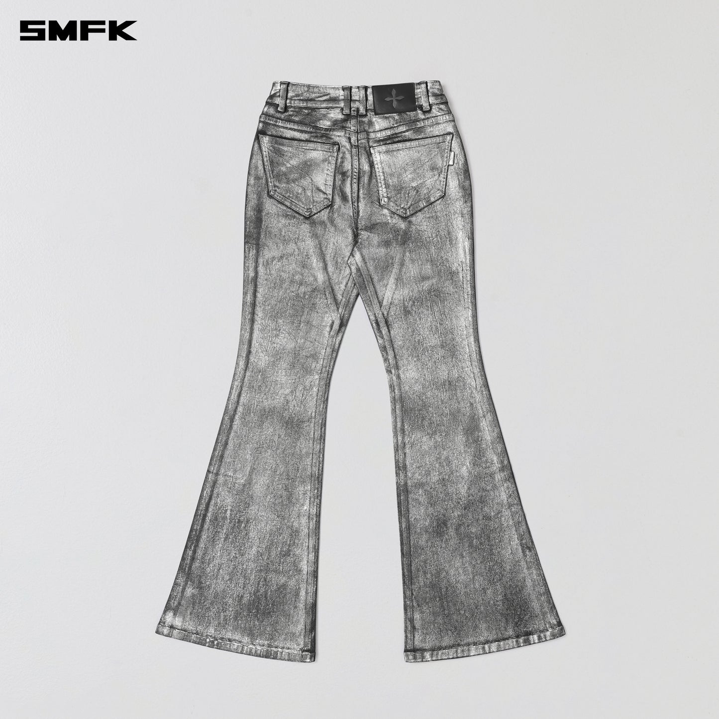 WILD HURRICANE FLARED DENIM PANTS/E-COTTON