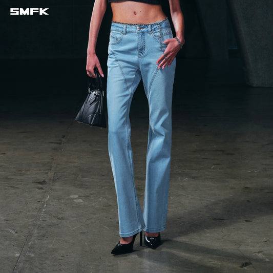 PERMANENT MODEL STRT DENIM PANTS/E-COTTON